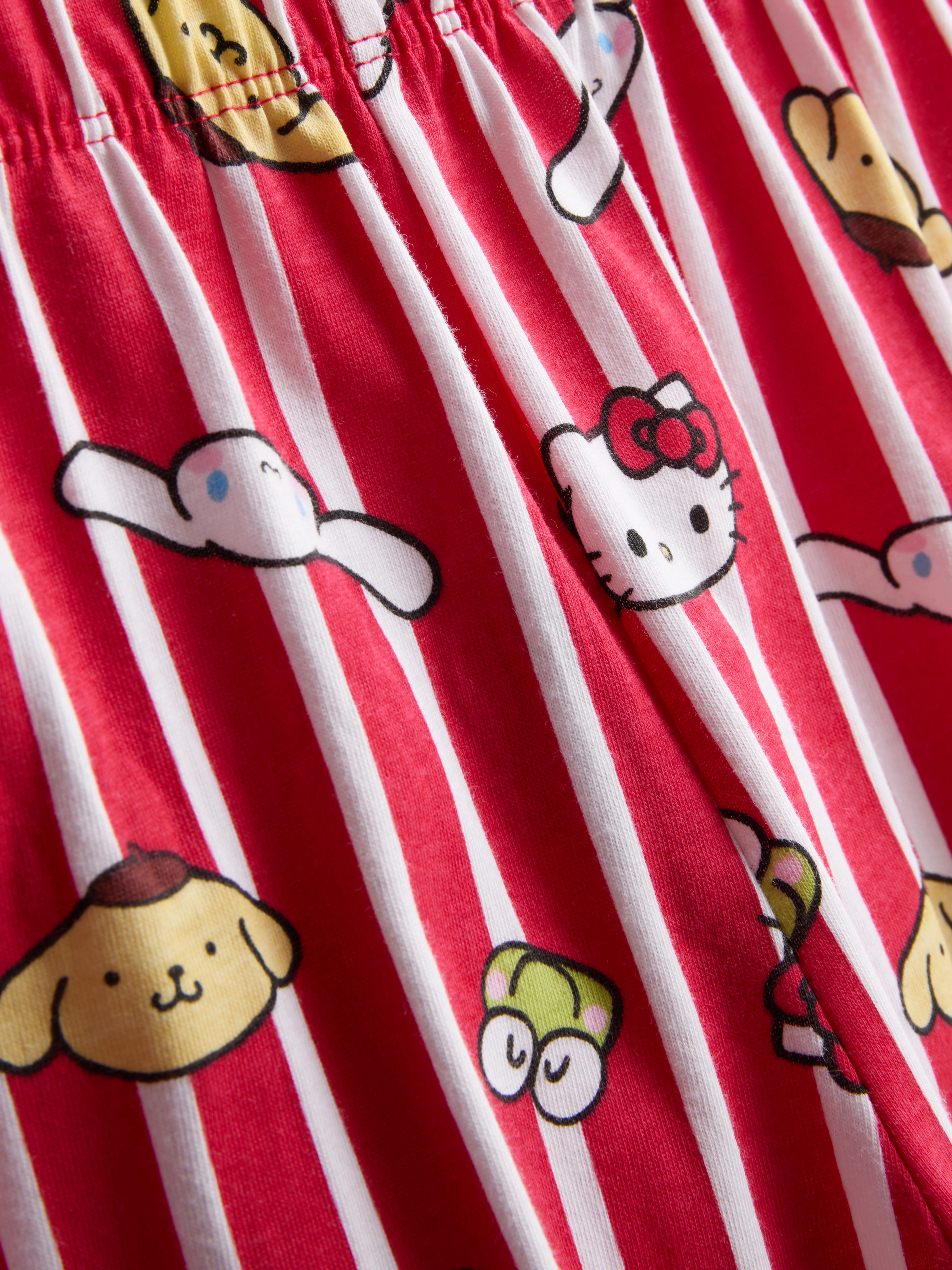5–15 Jahre | Kurzer „Hello Kitty and Friends“ Schlafanzug mit geradem Top