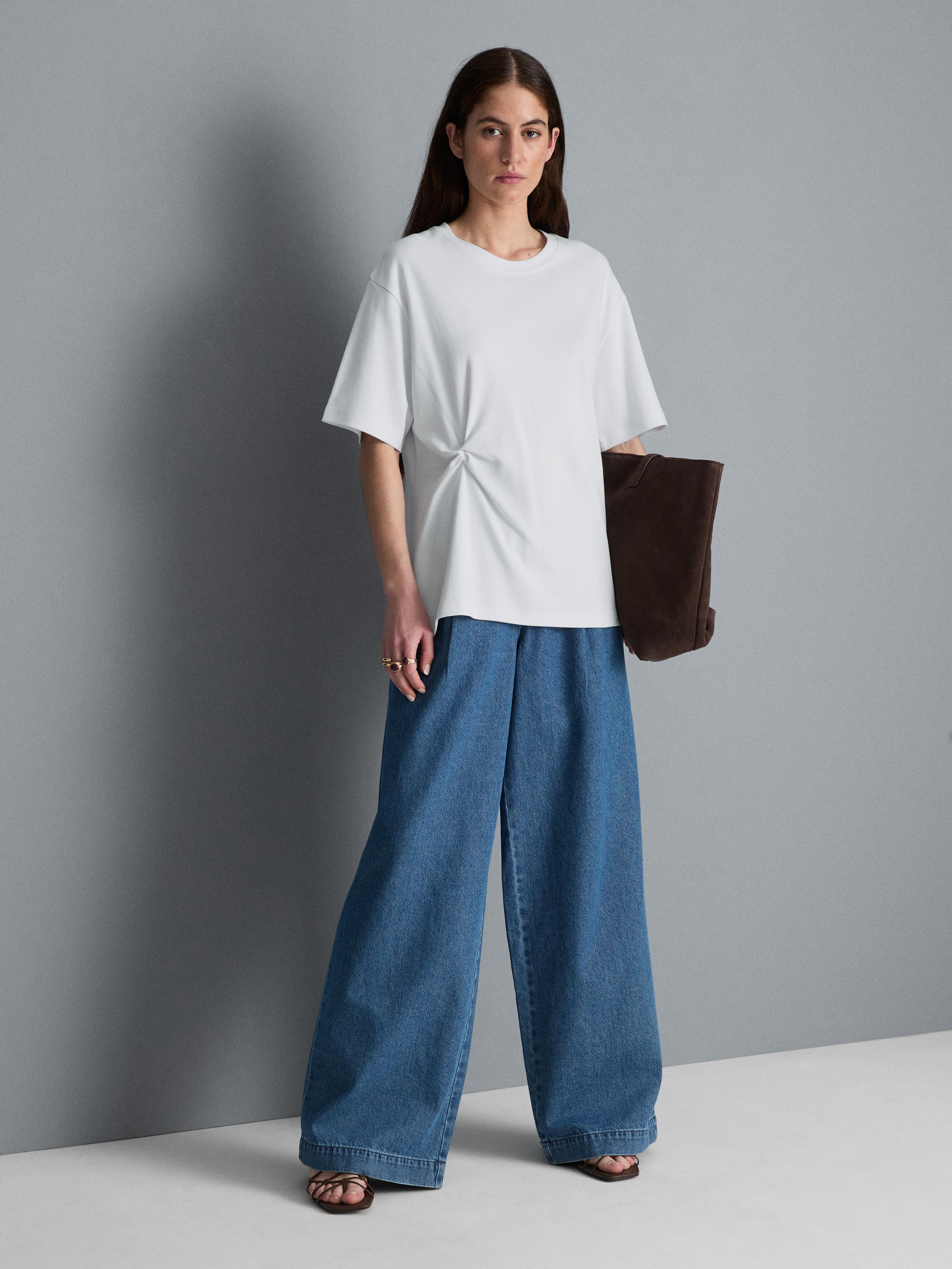 Cotton Twist Detail Tee