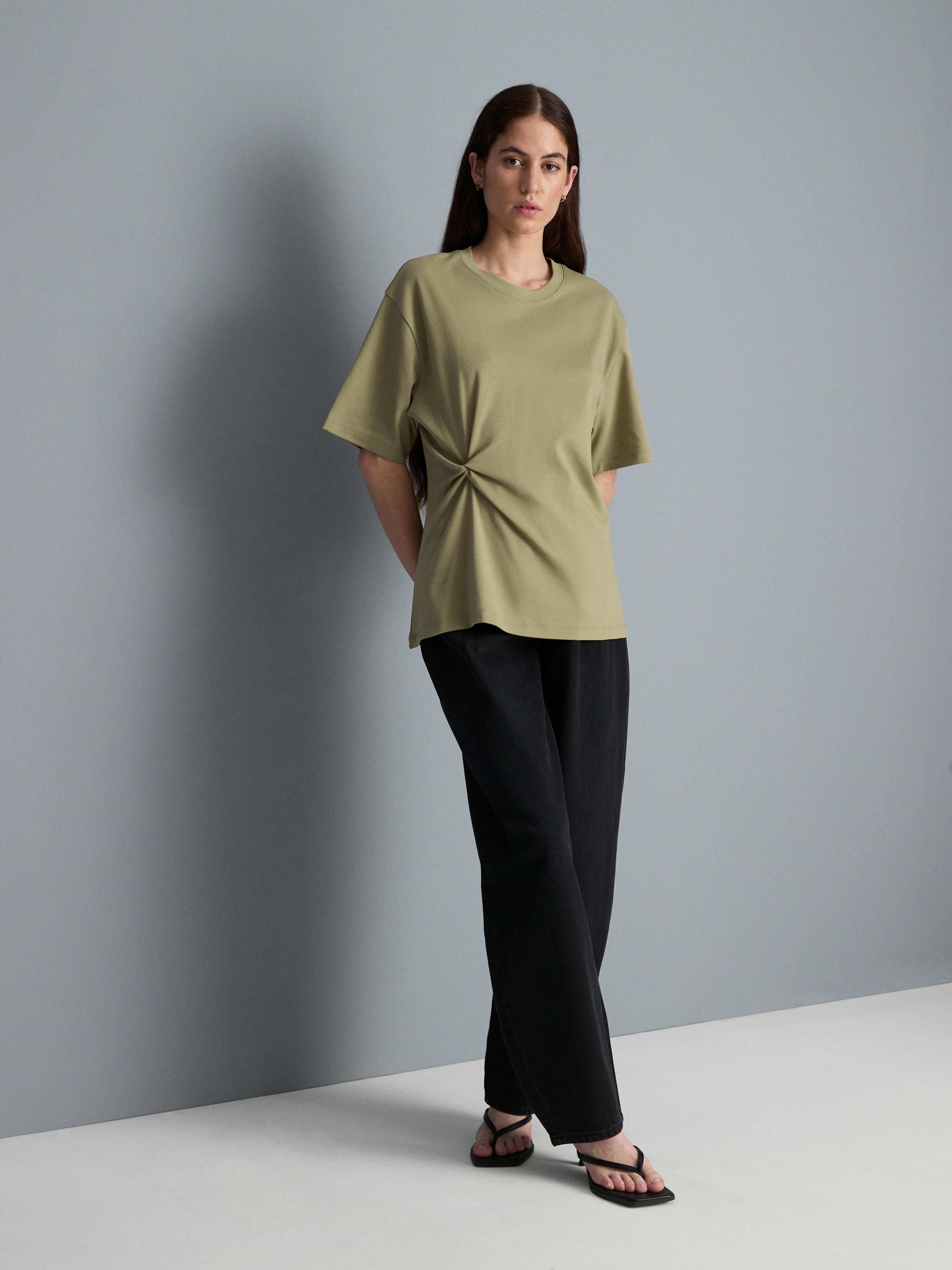 Cotton Twist Detail Tee