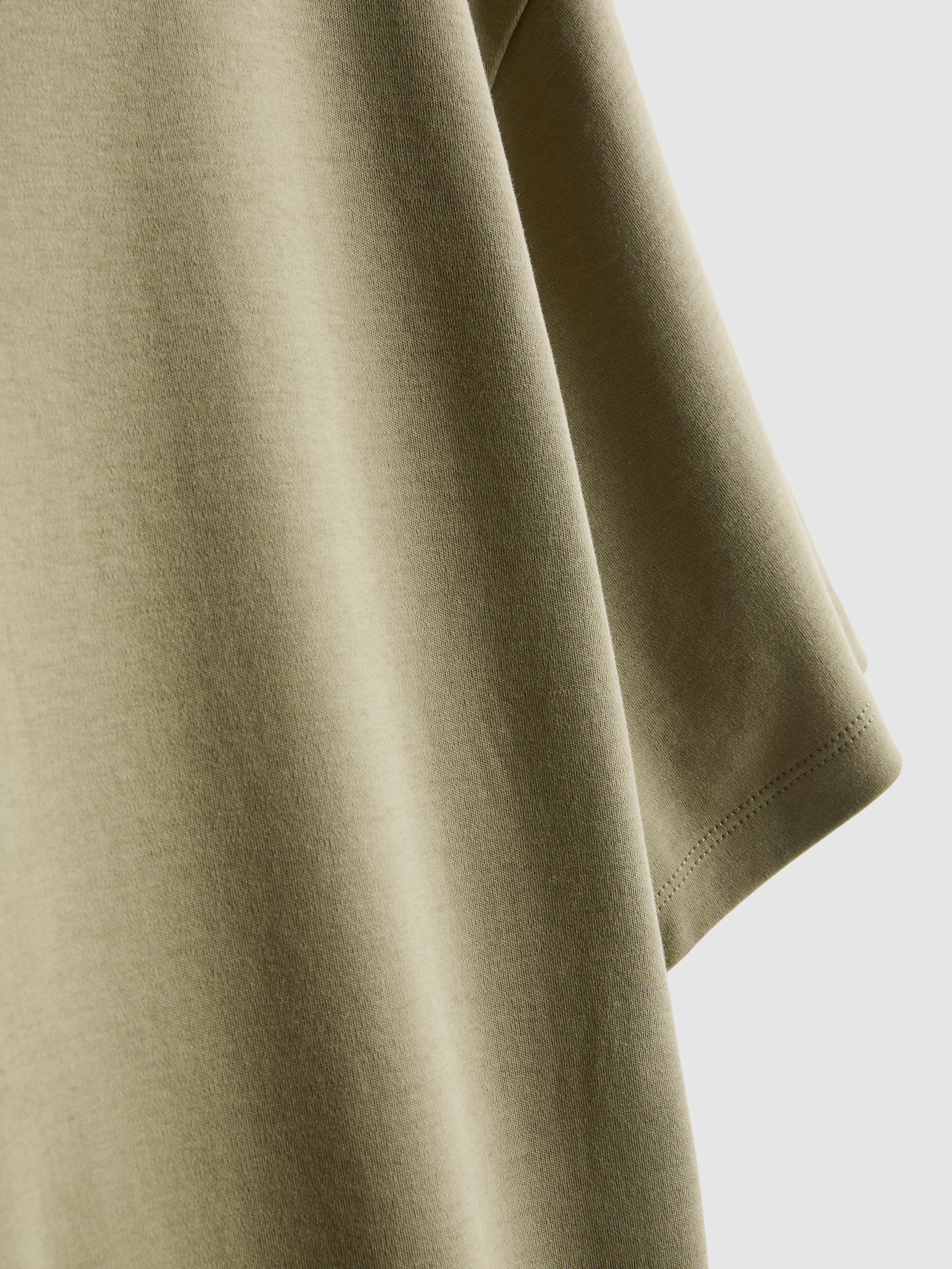 Katoenen T-shirt met gedraaid detail