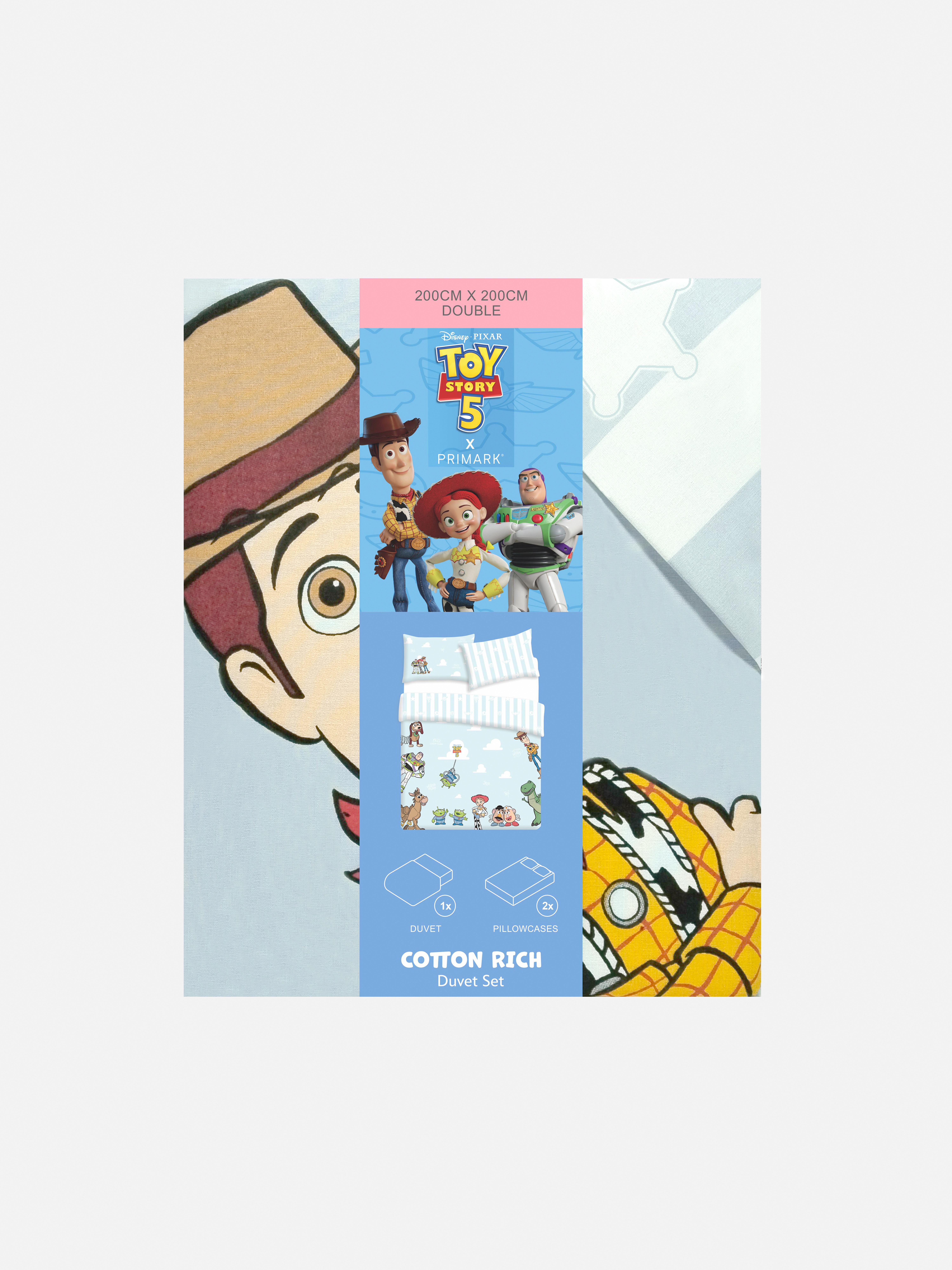 Súprava obliečok na dvojposteľ Disney Pixar Príbeh hračiek