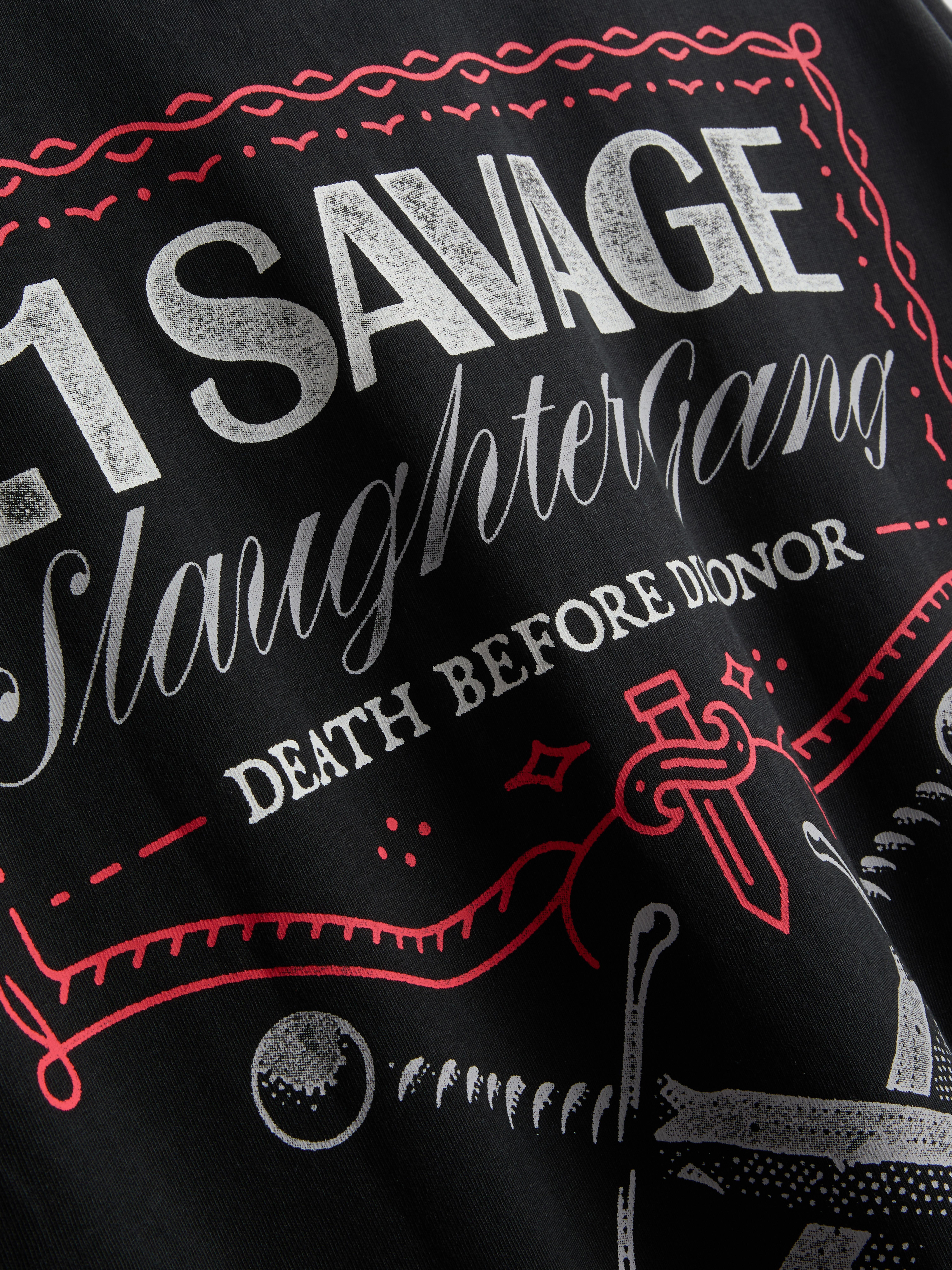 Camiseta de manga corta de 21 Savage