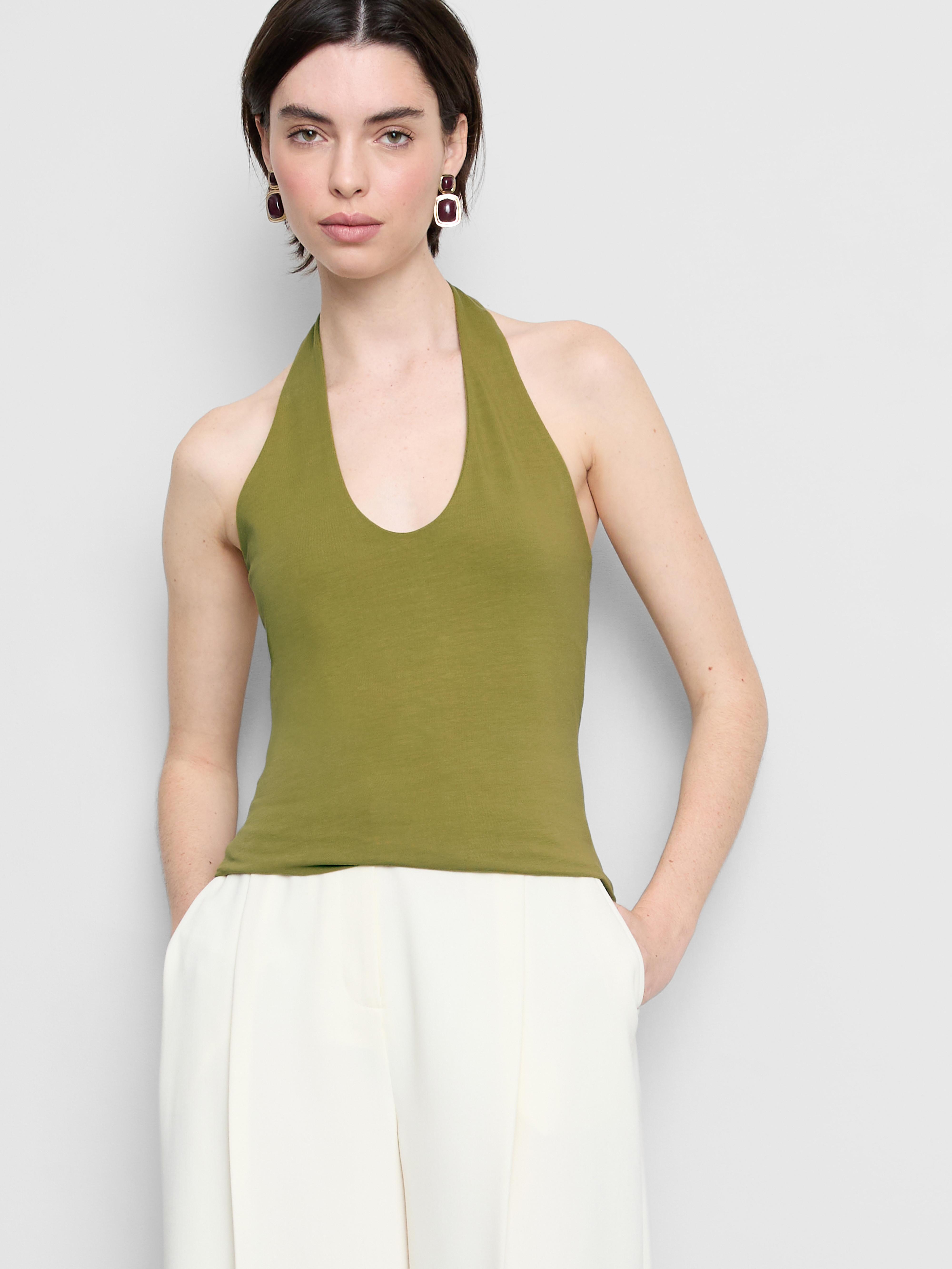 Cotton Rich Halter Top