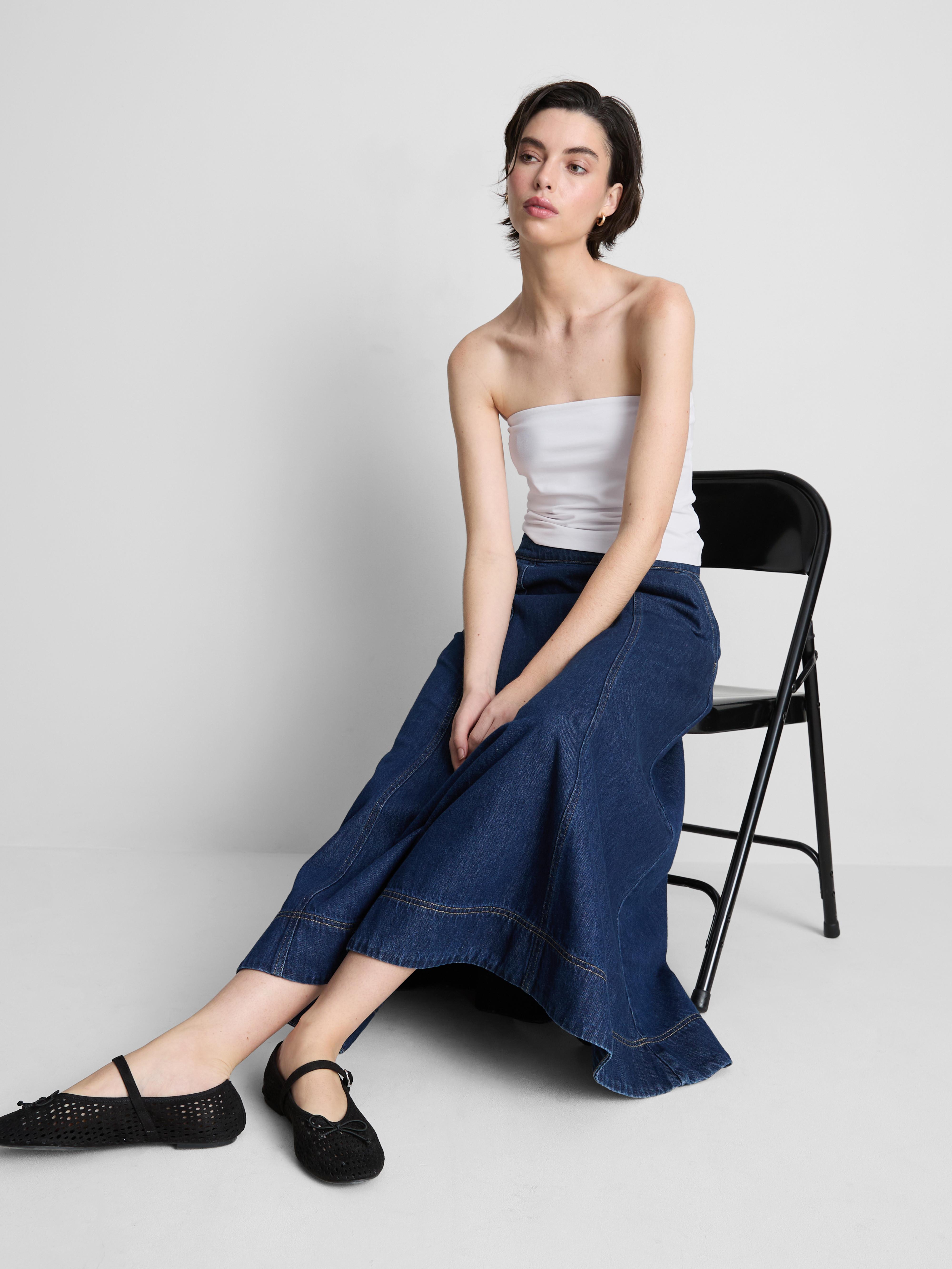 Cotton Rich Bandeau Top