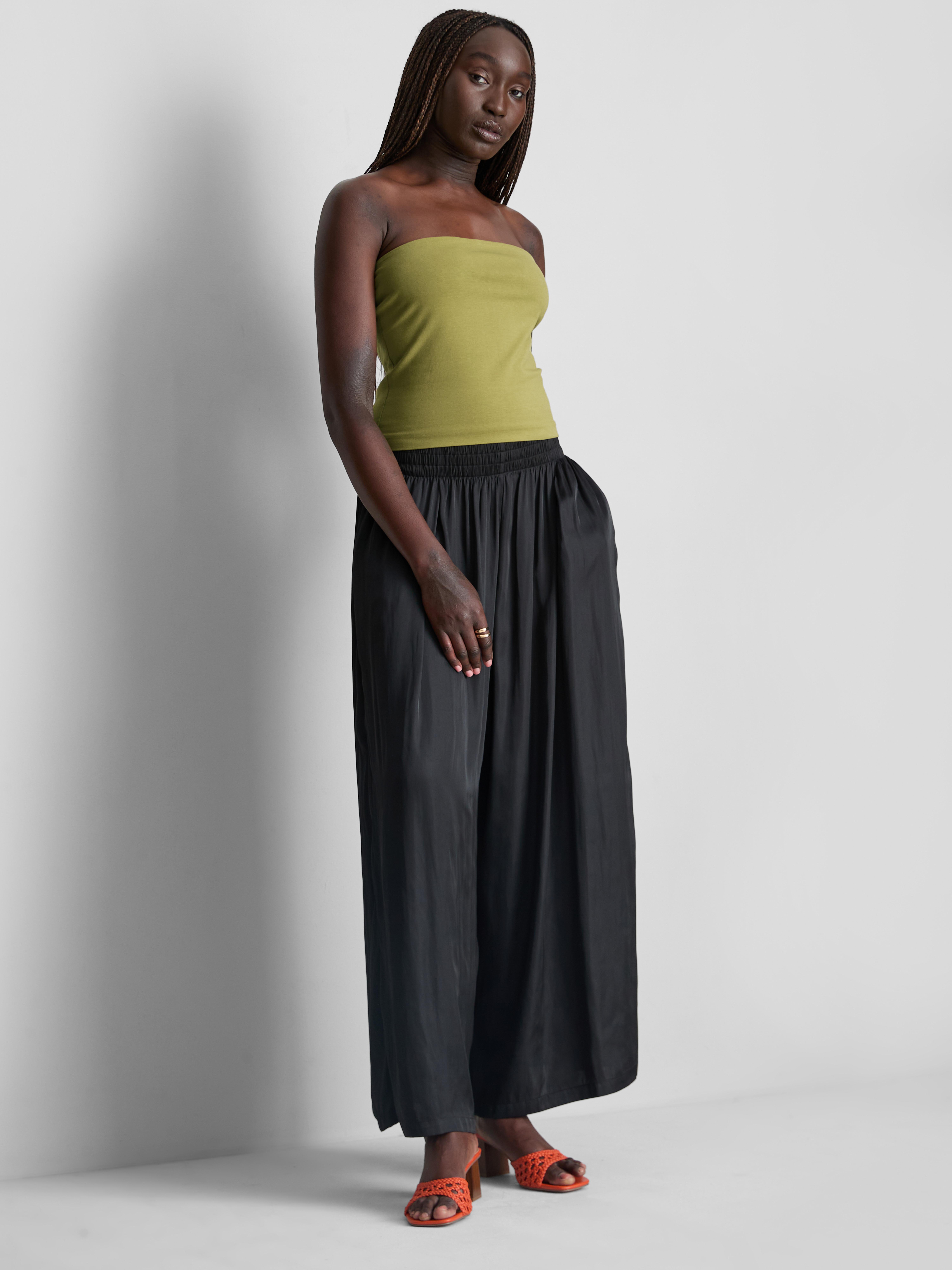 Cotton Rich Bandeau Top Olive
