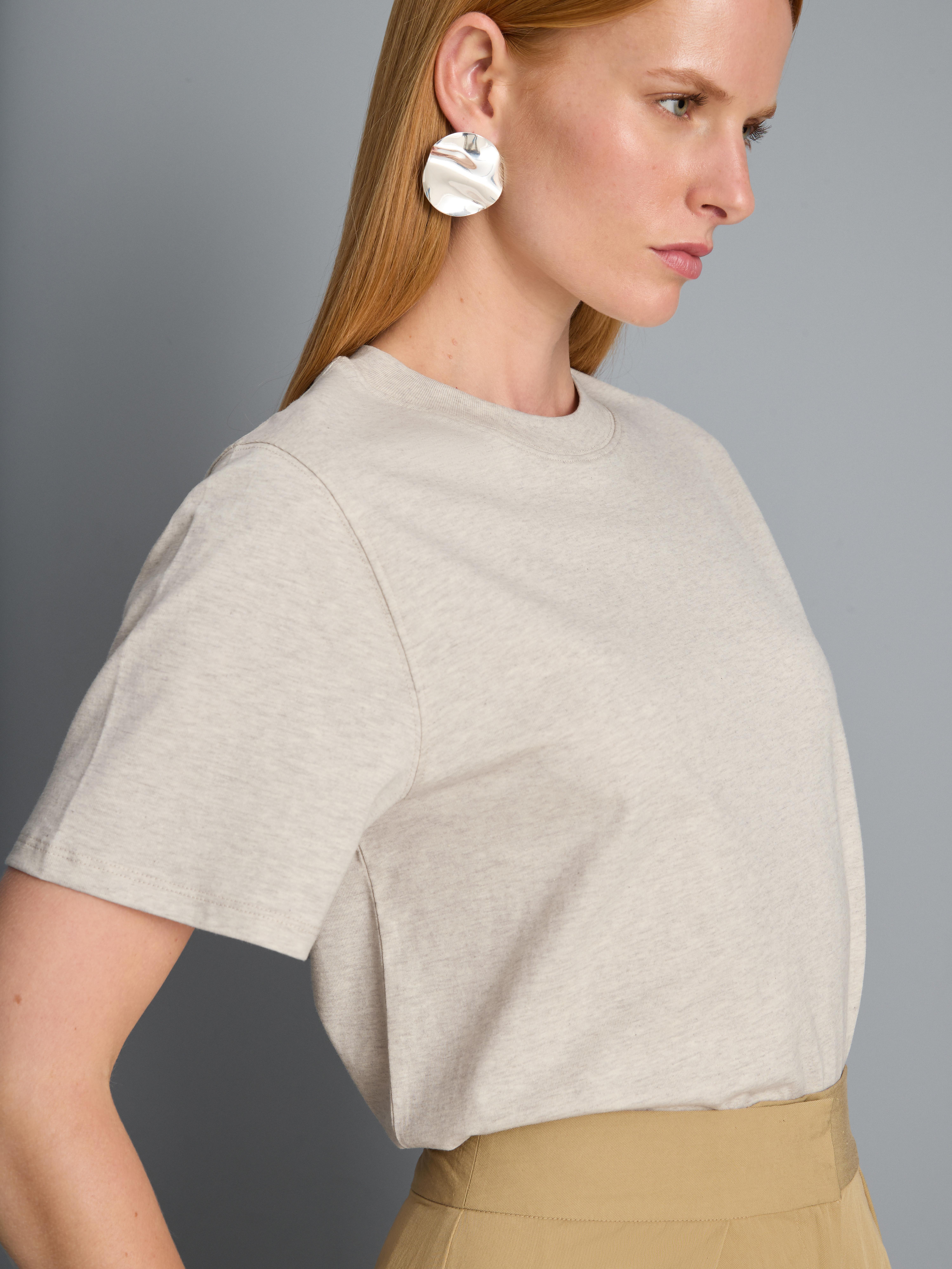 Ultimatives Baumwoll-T-Shirt mit Rundhalsausschnitt