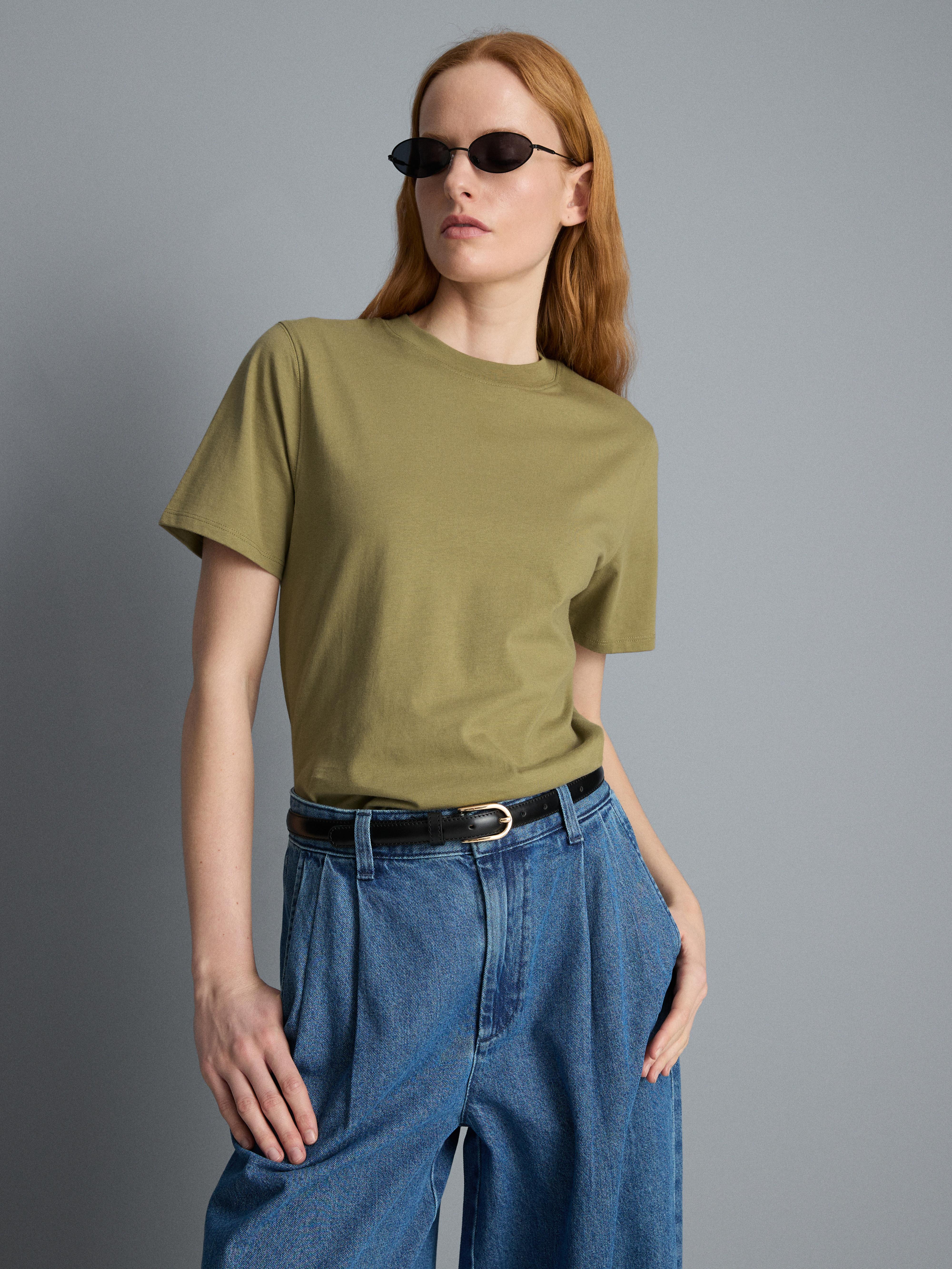 T-shirt Fille Primark – Vert – 4-5 Ans – Coton – Manches Courtes – Imprimé Ananas
