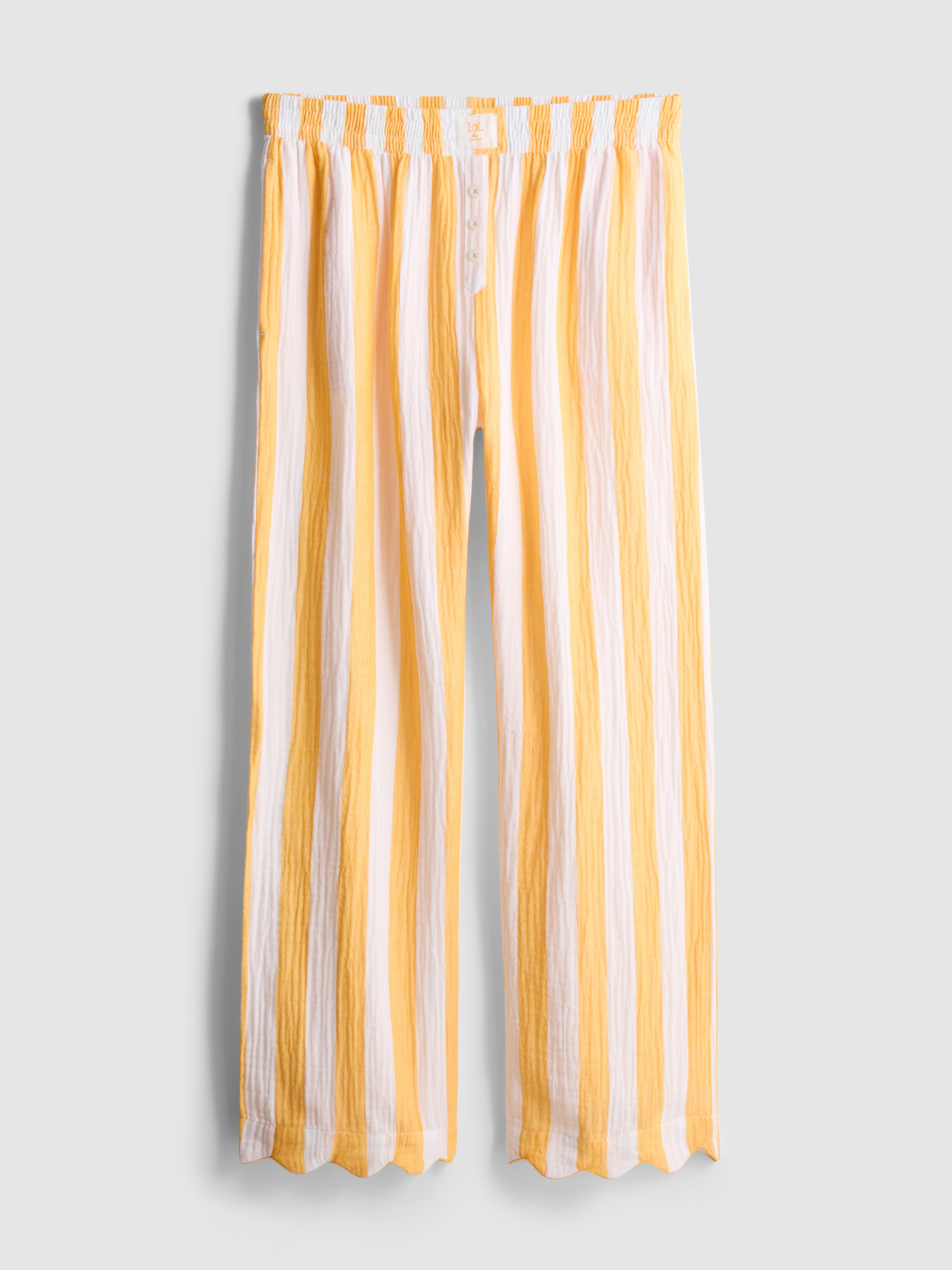 Love To Lounge Ruffle Straight-Leg Pajama Bottoms
