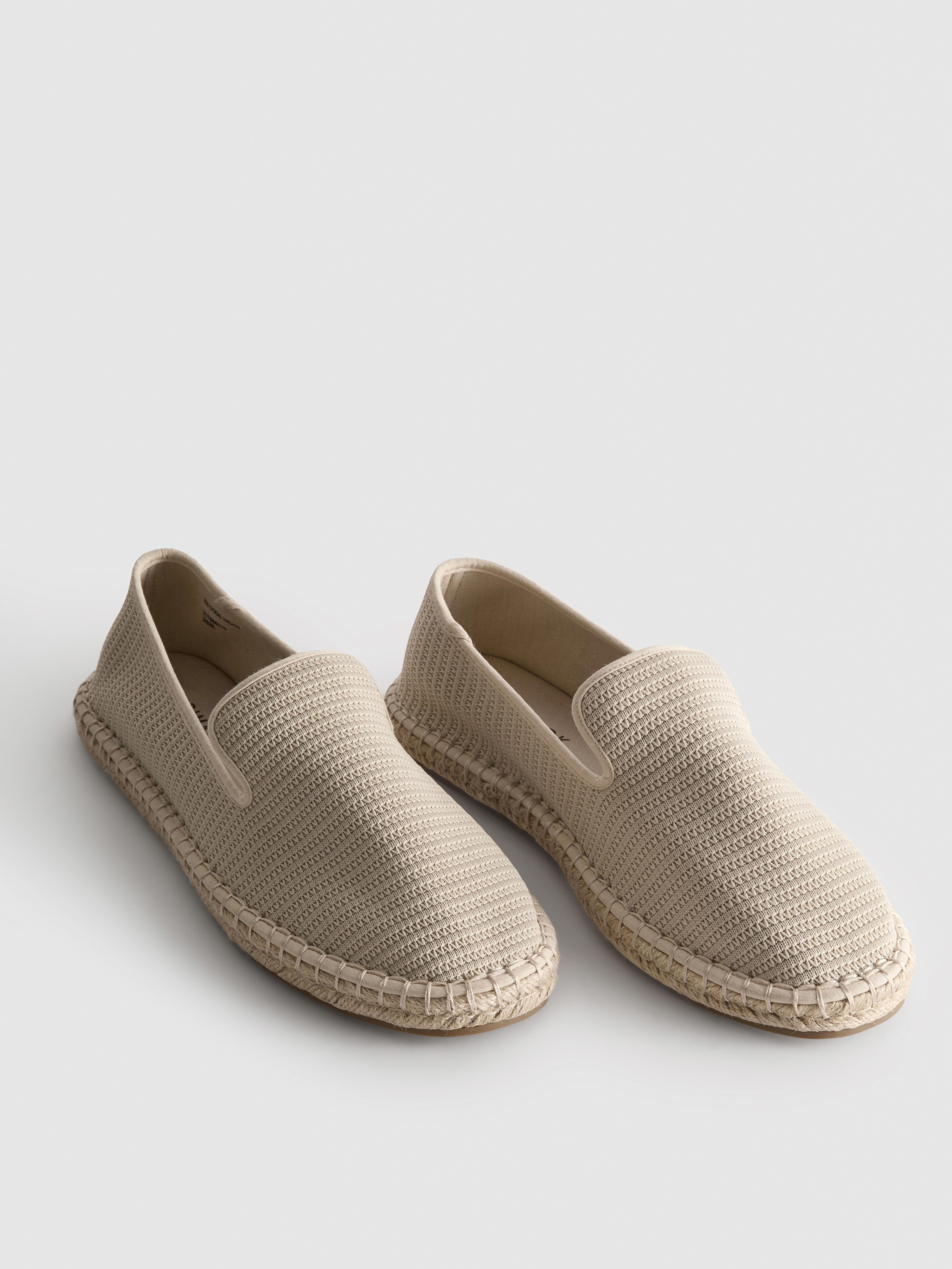 Lage gebreide espadrilles