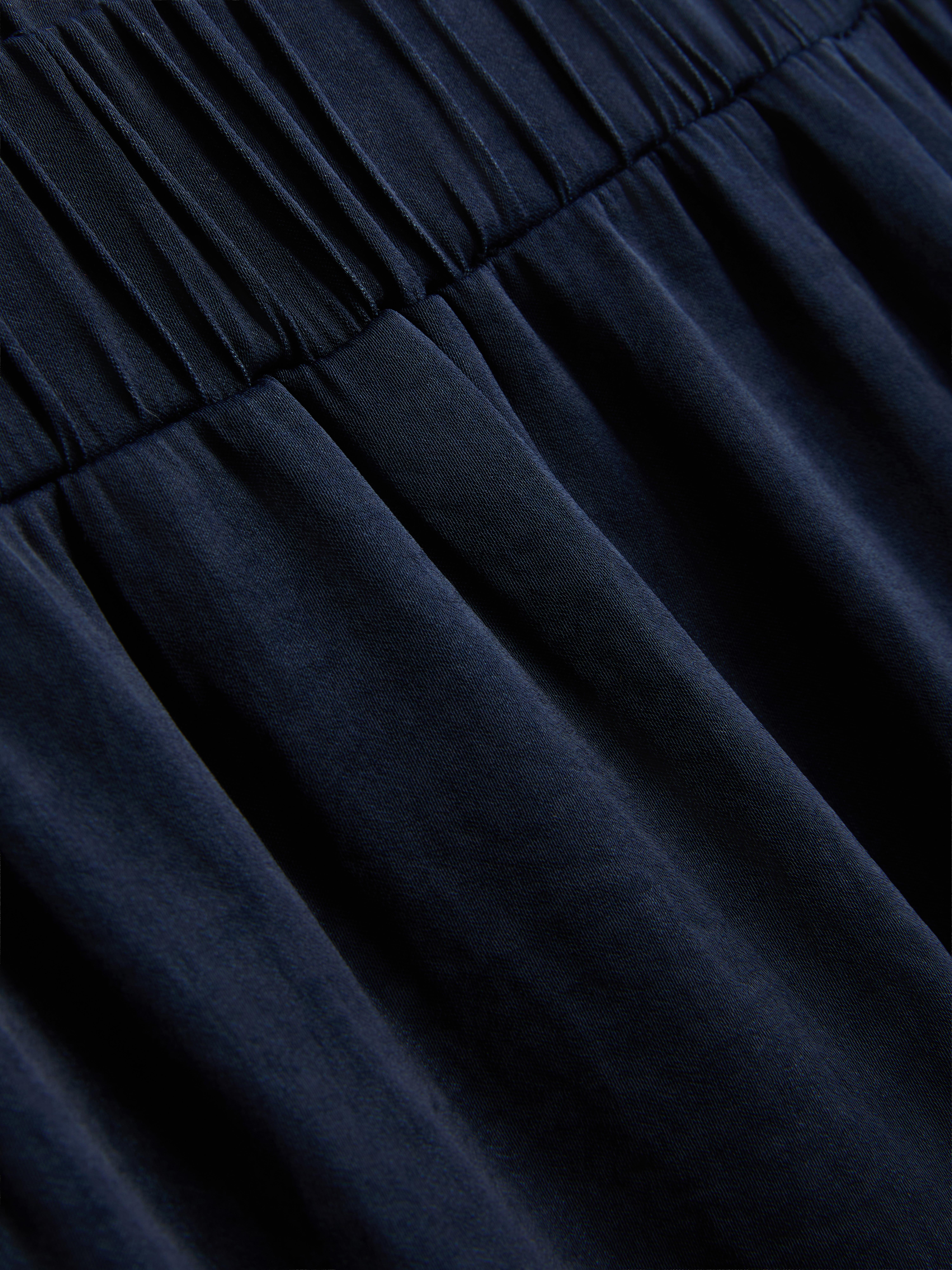 Pantalones de pijama de pernera ancha texturizados