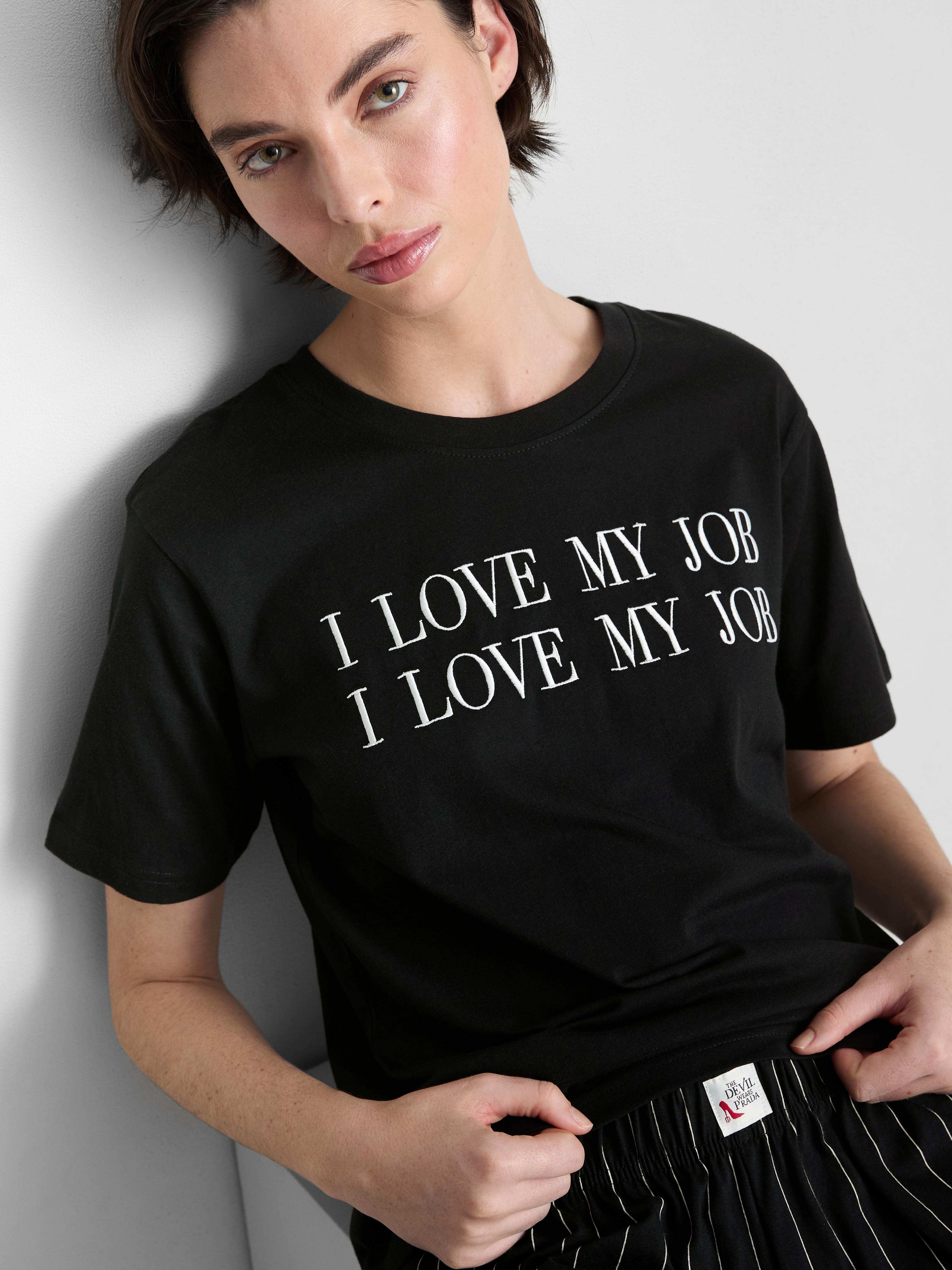 The Devil Wears Prada Slogan Shorty Pyjamas