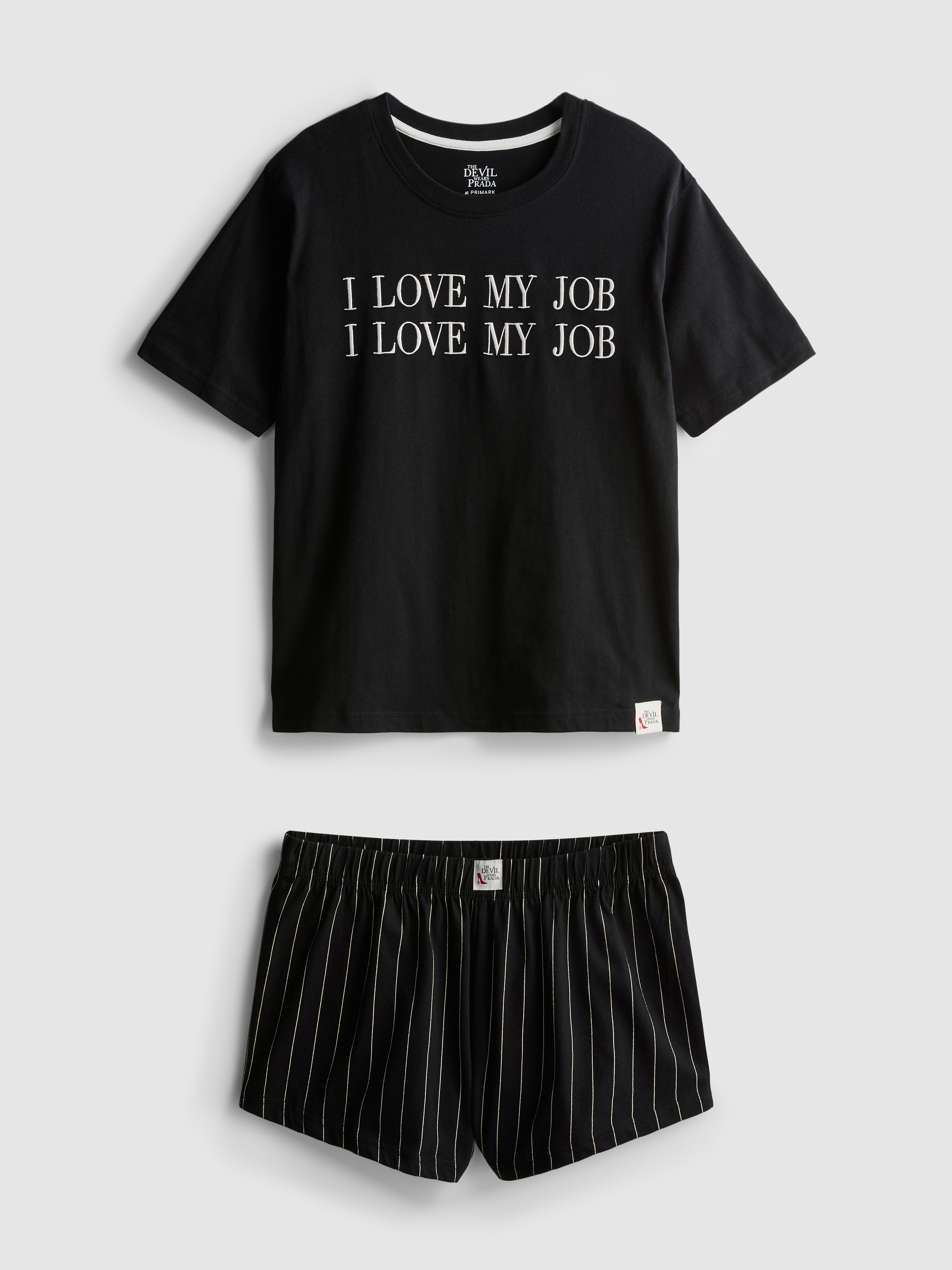 The Devil Wears Prada Slogan Shorty Pyjamas