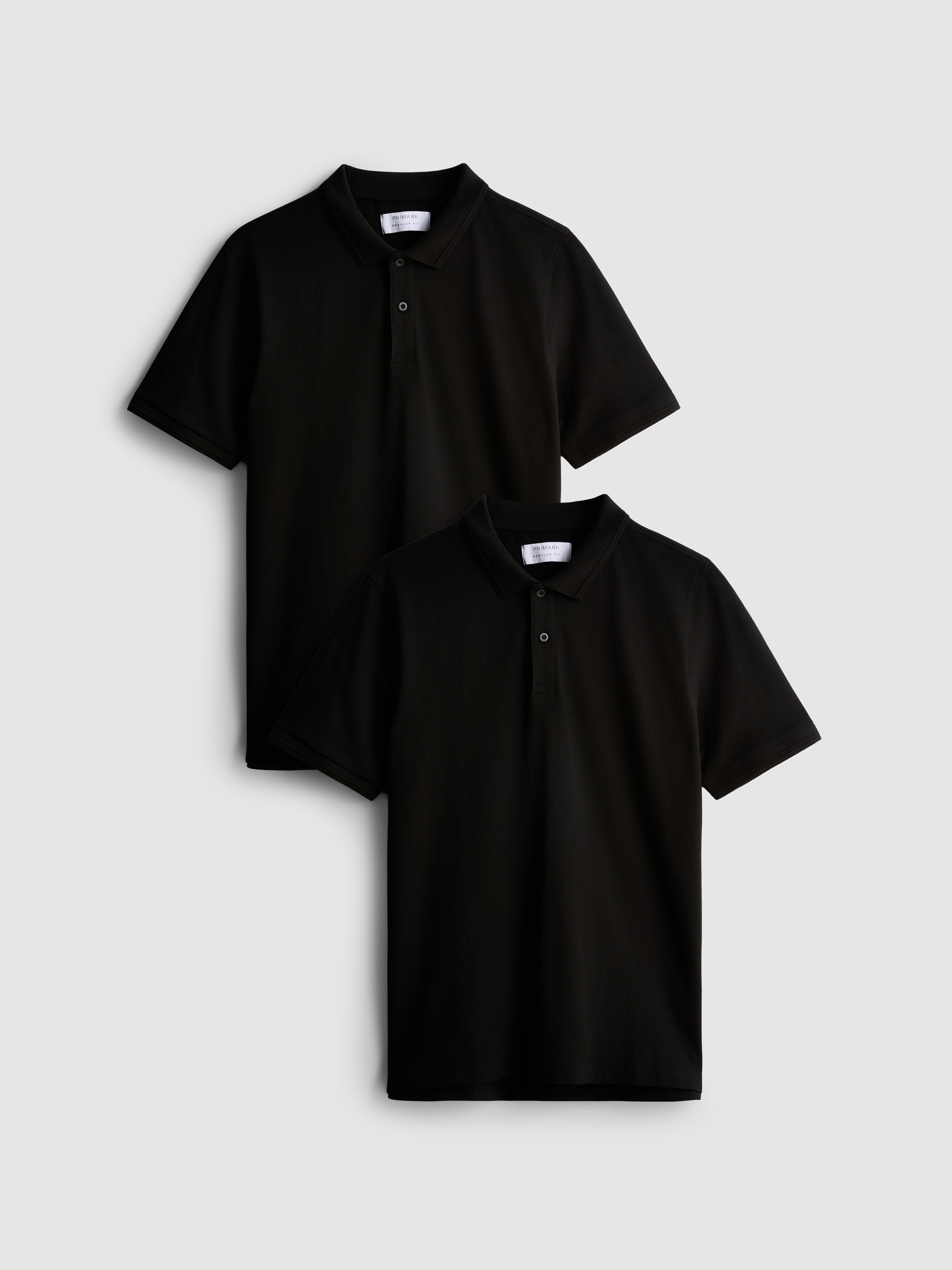 2pk Pique Polo Cotton T-Shirt