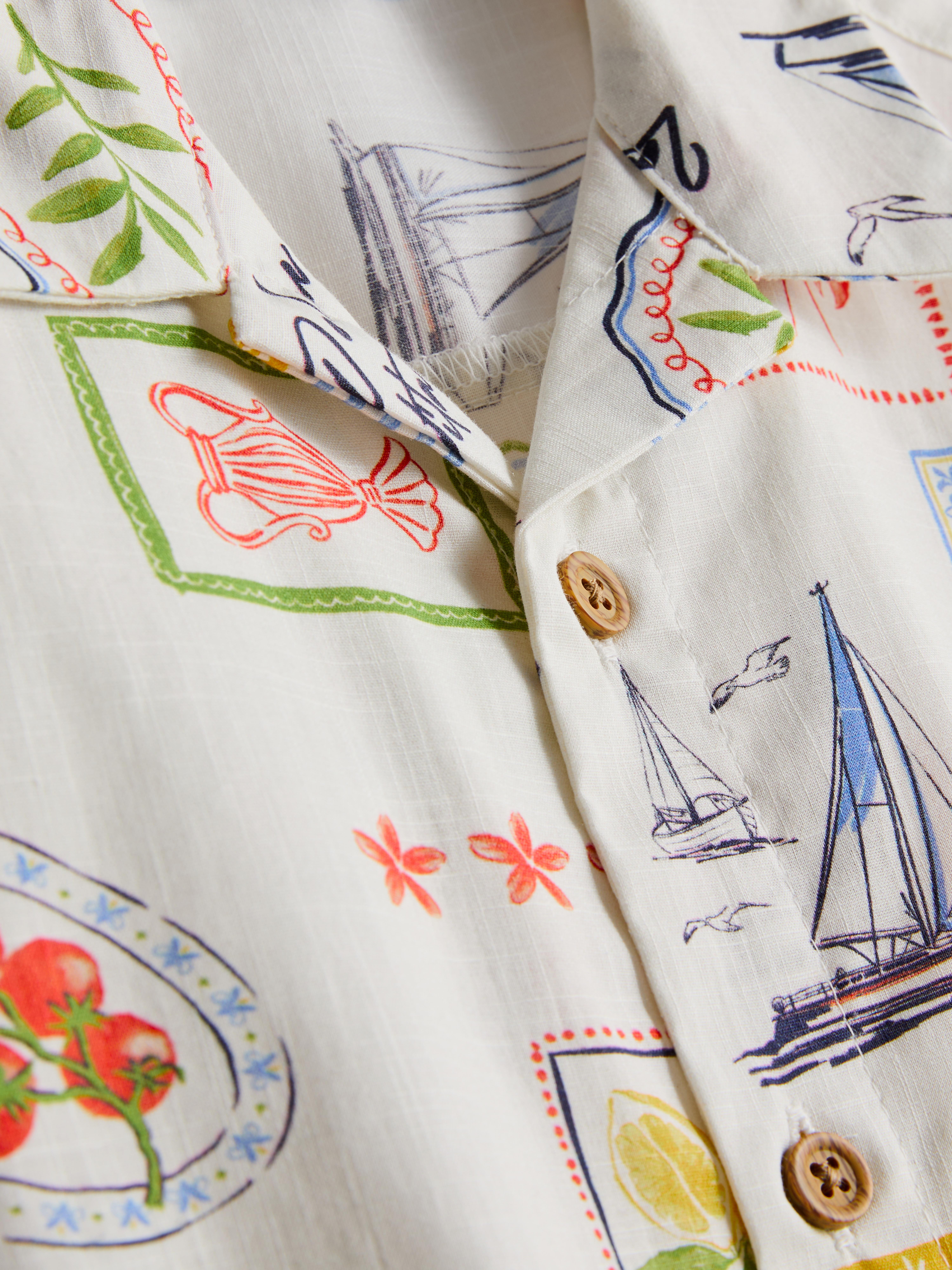 1,5-9 anni | Set camicia e pantaloncini con stampa