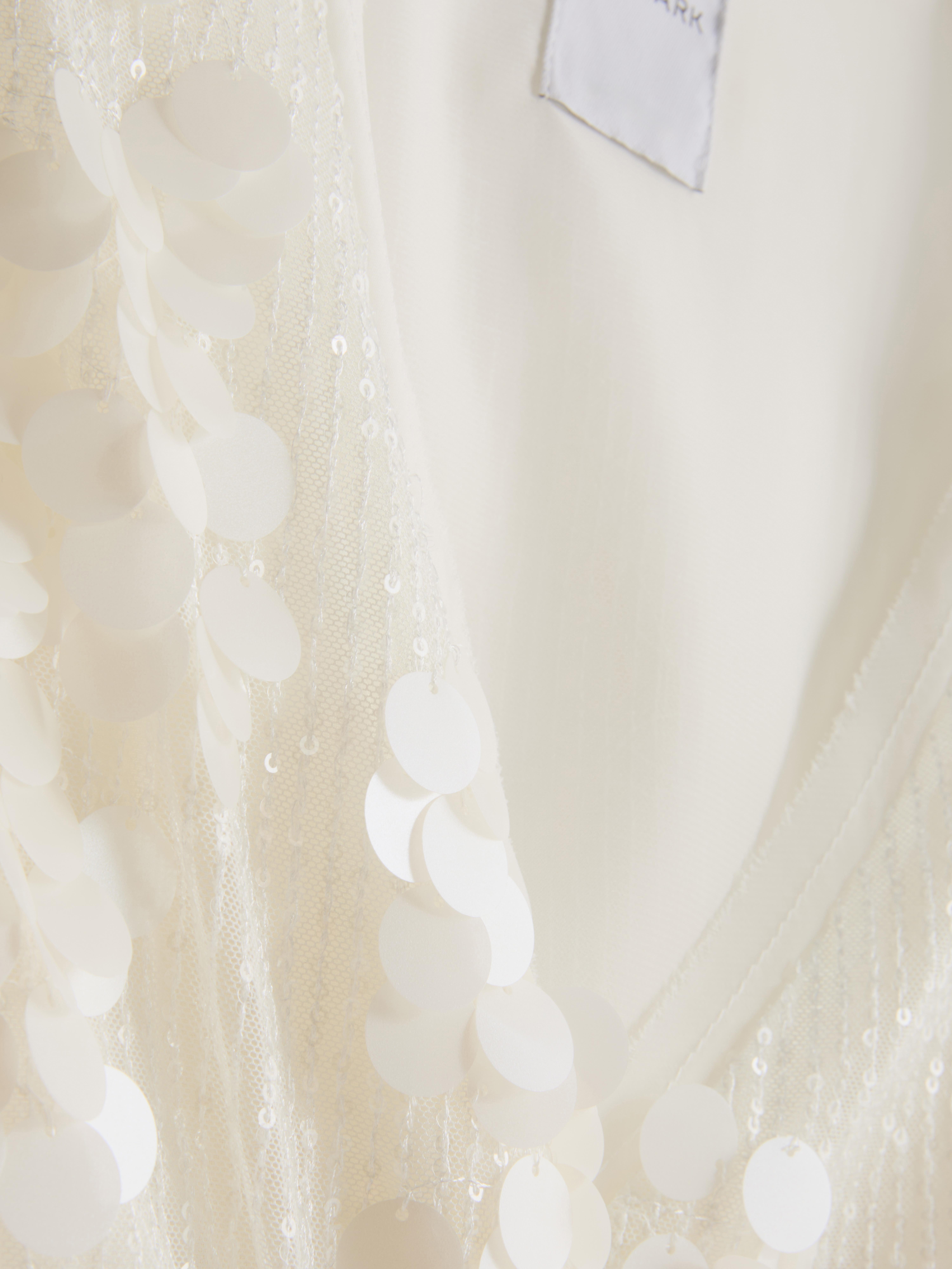 Kimono drapé sur le devant à sequins