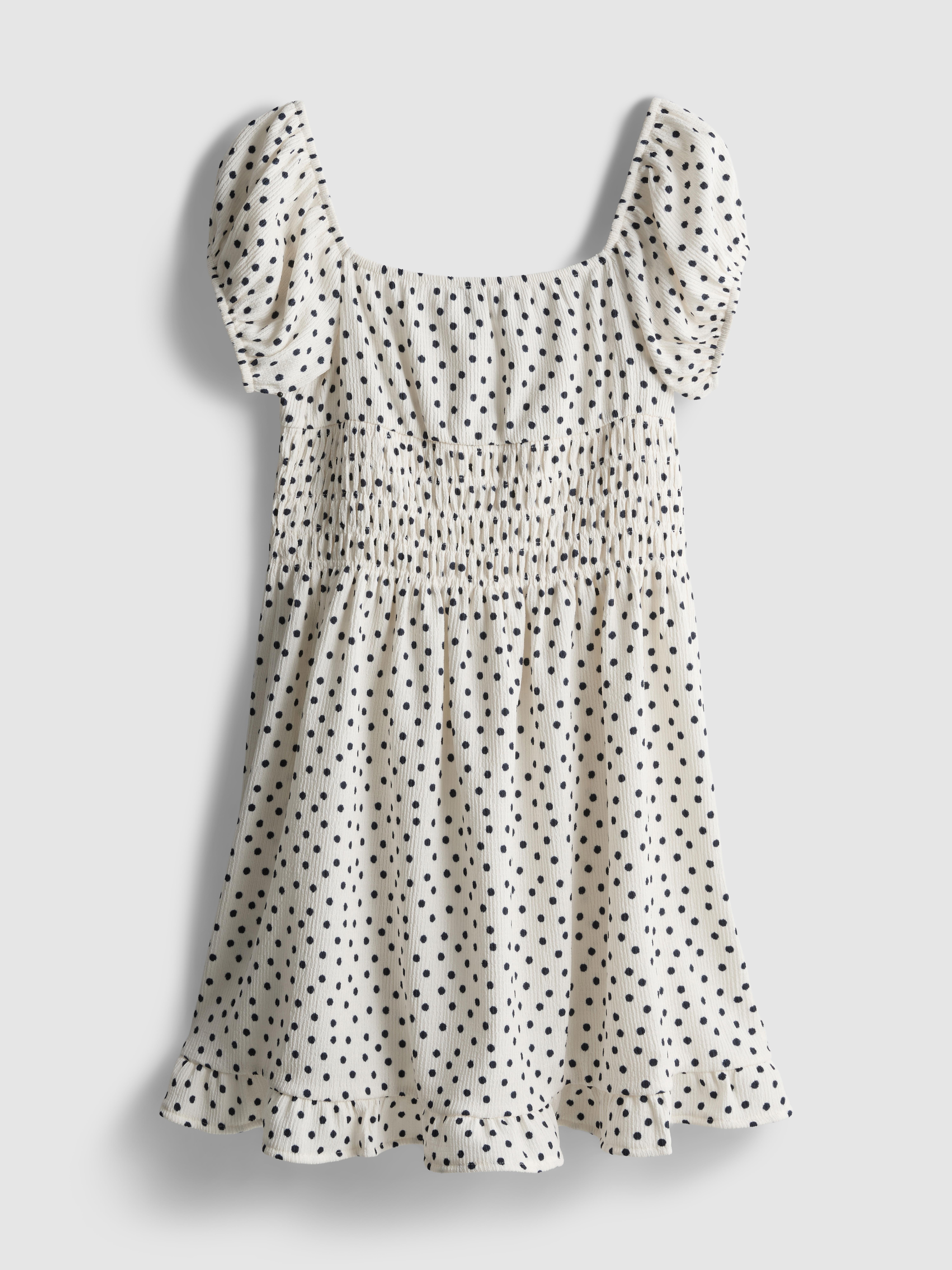 7-15yrs | Puff Sleeve Dress