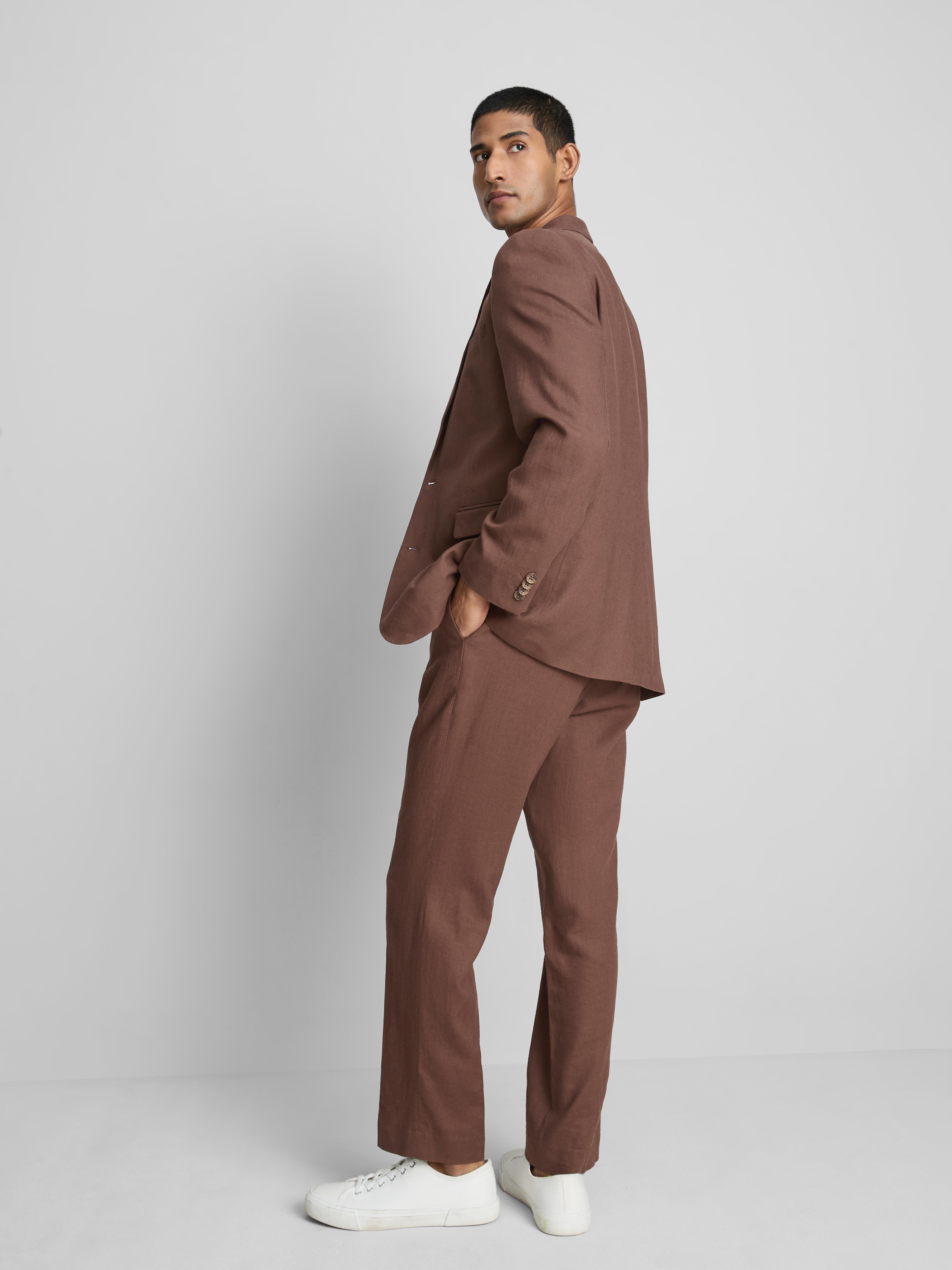 „The Edit“ Anzugjacke aus Leinengemisch
