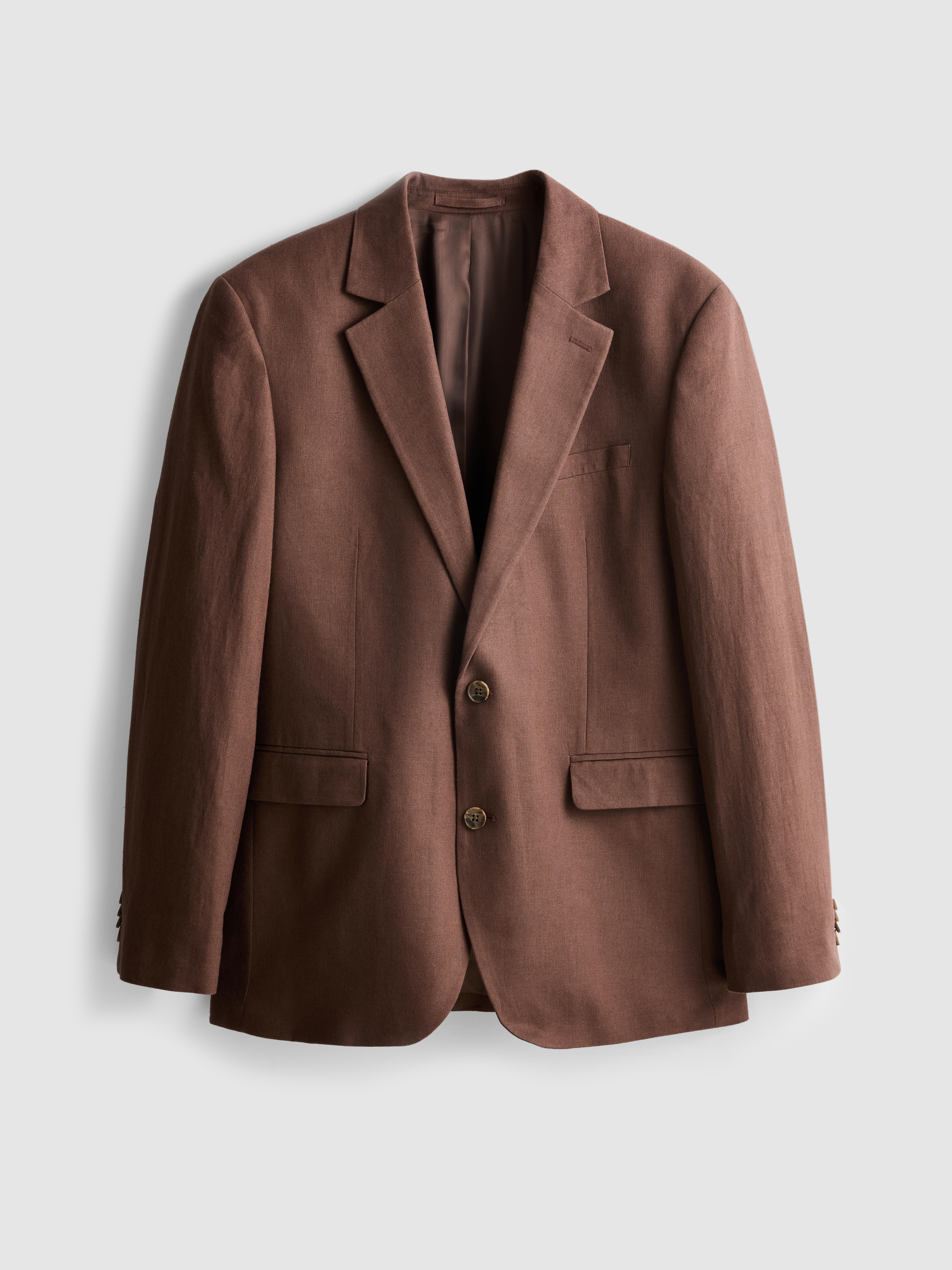 „The Edit“ Anzugjacke aus Leinengemisch