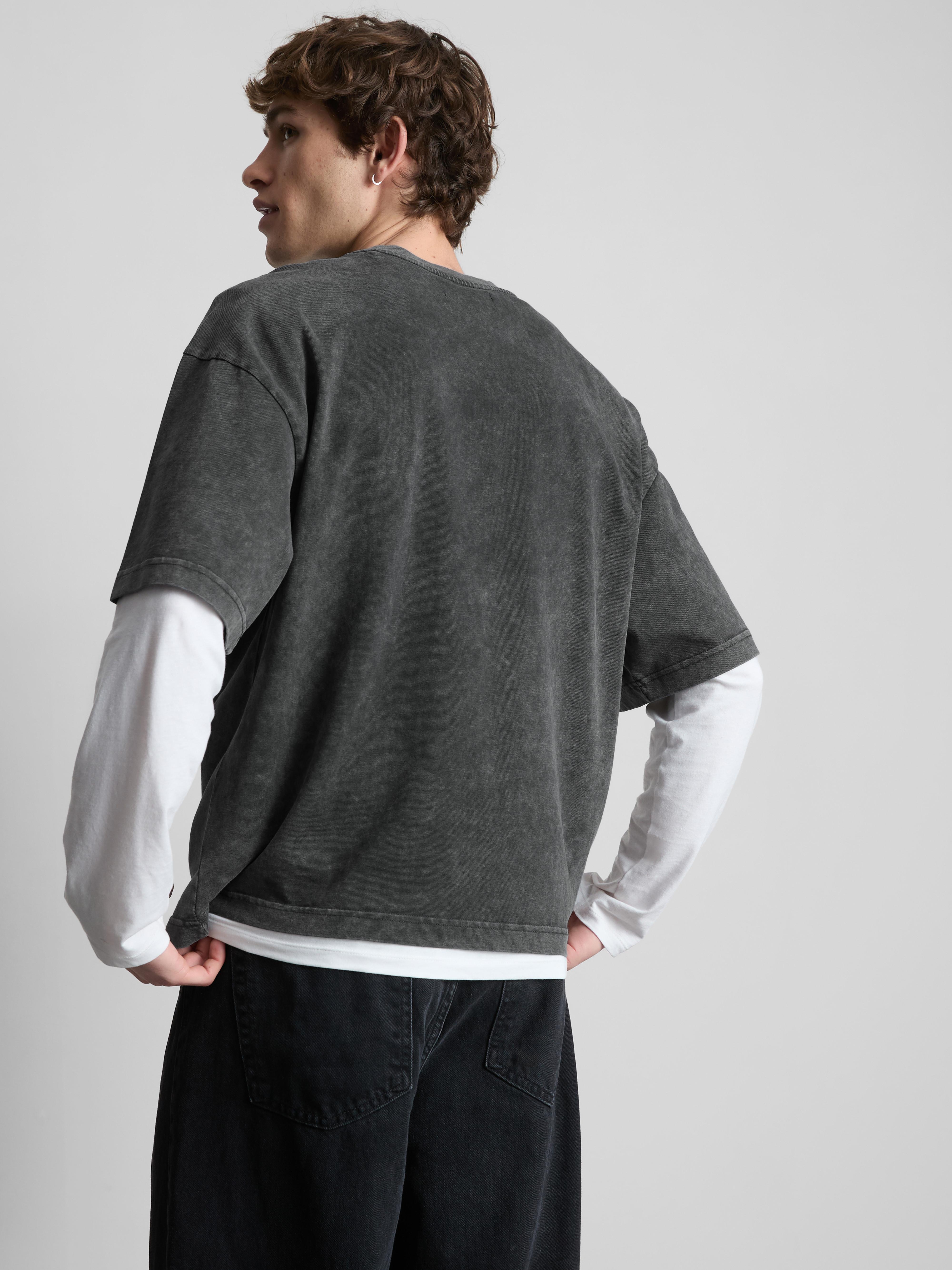 Short Sleeved Washed T-Shirt