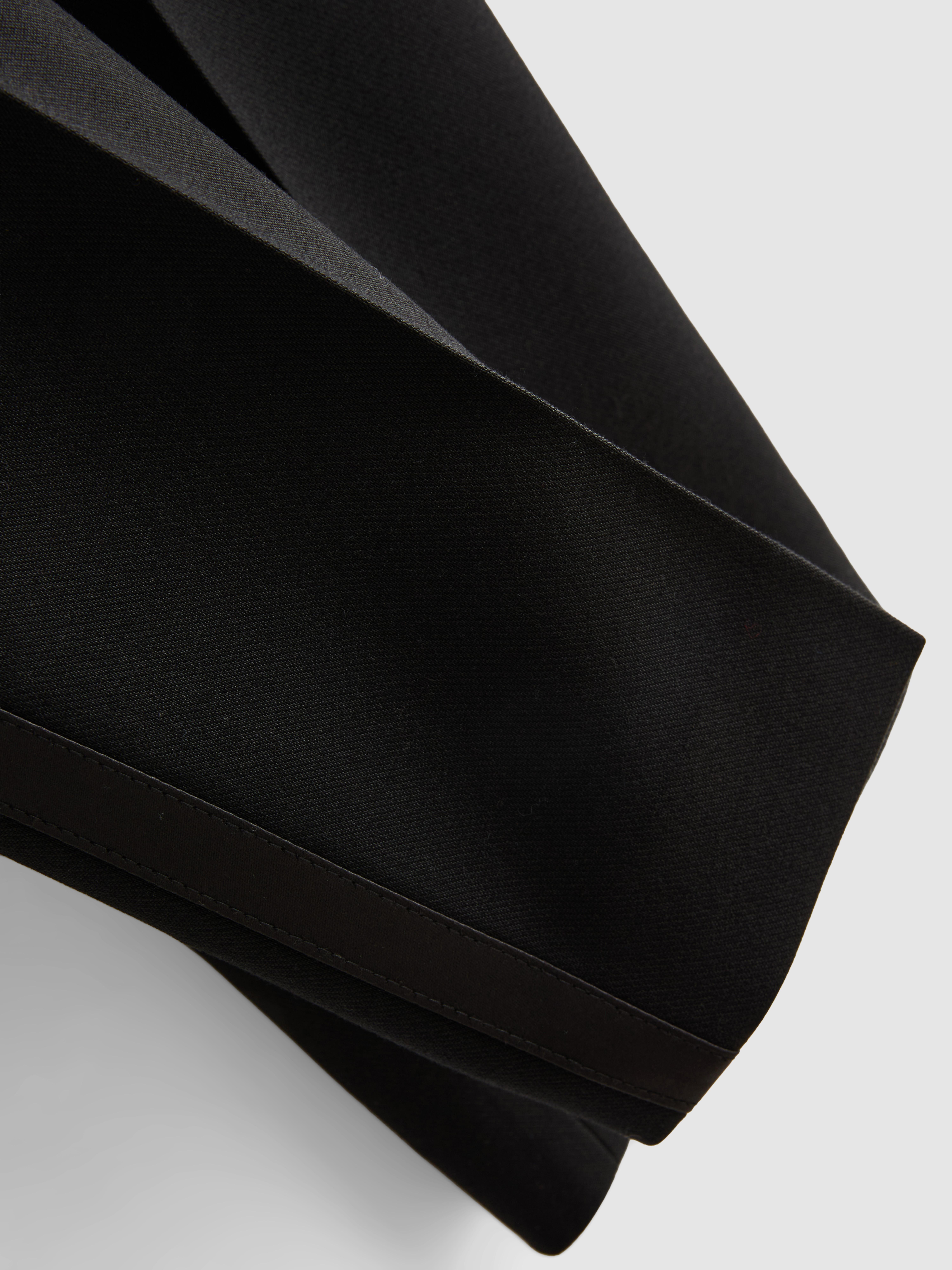 Regular Fit Pleat Front Tuxedo Trousers