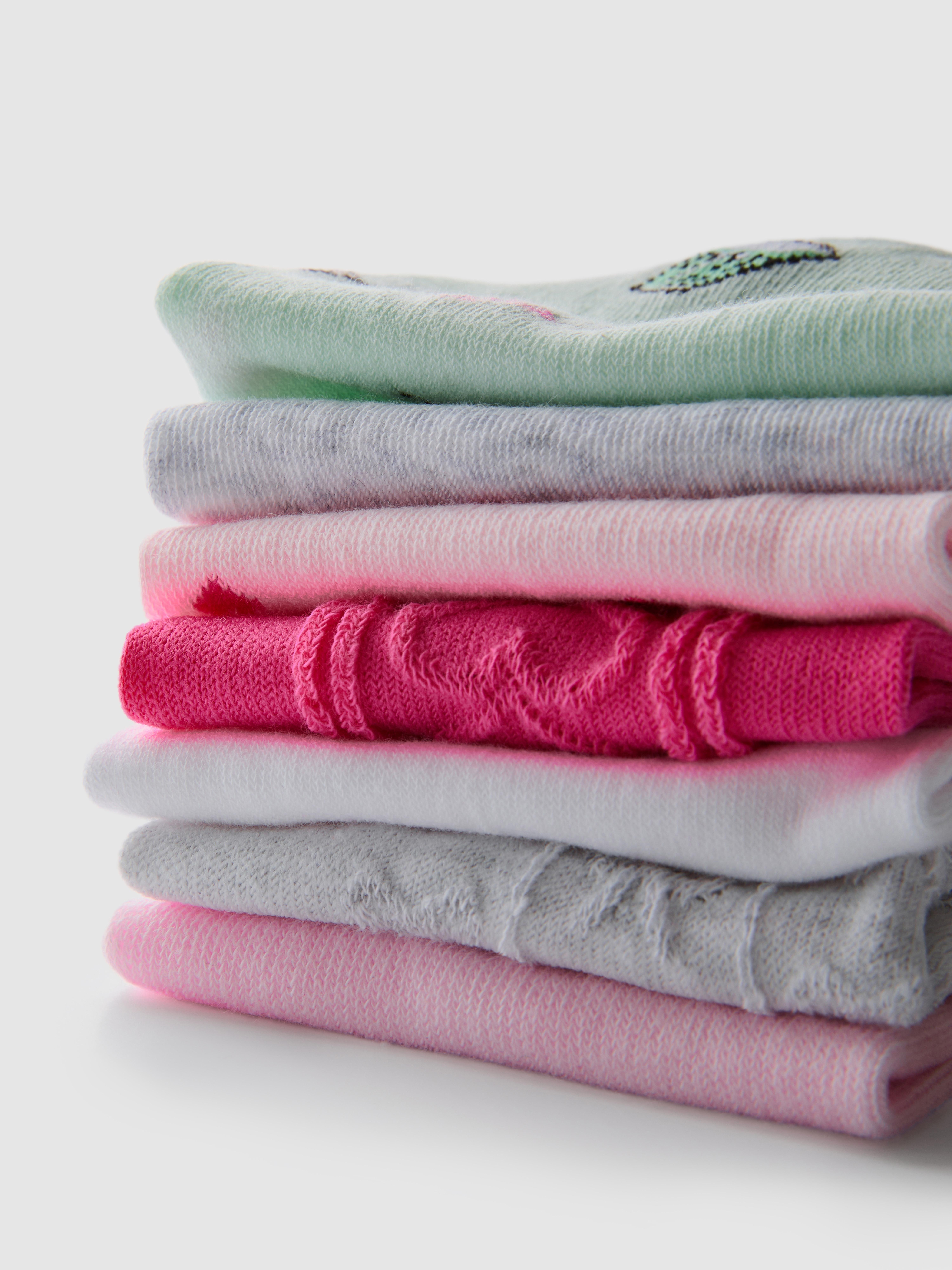 Lot de 7 chaussettes invisibles à motifs