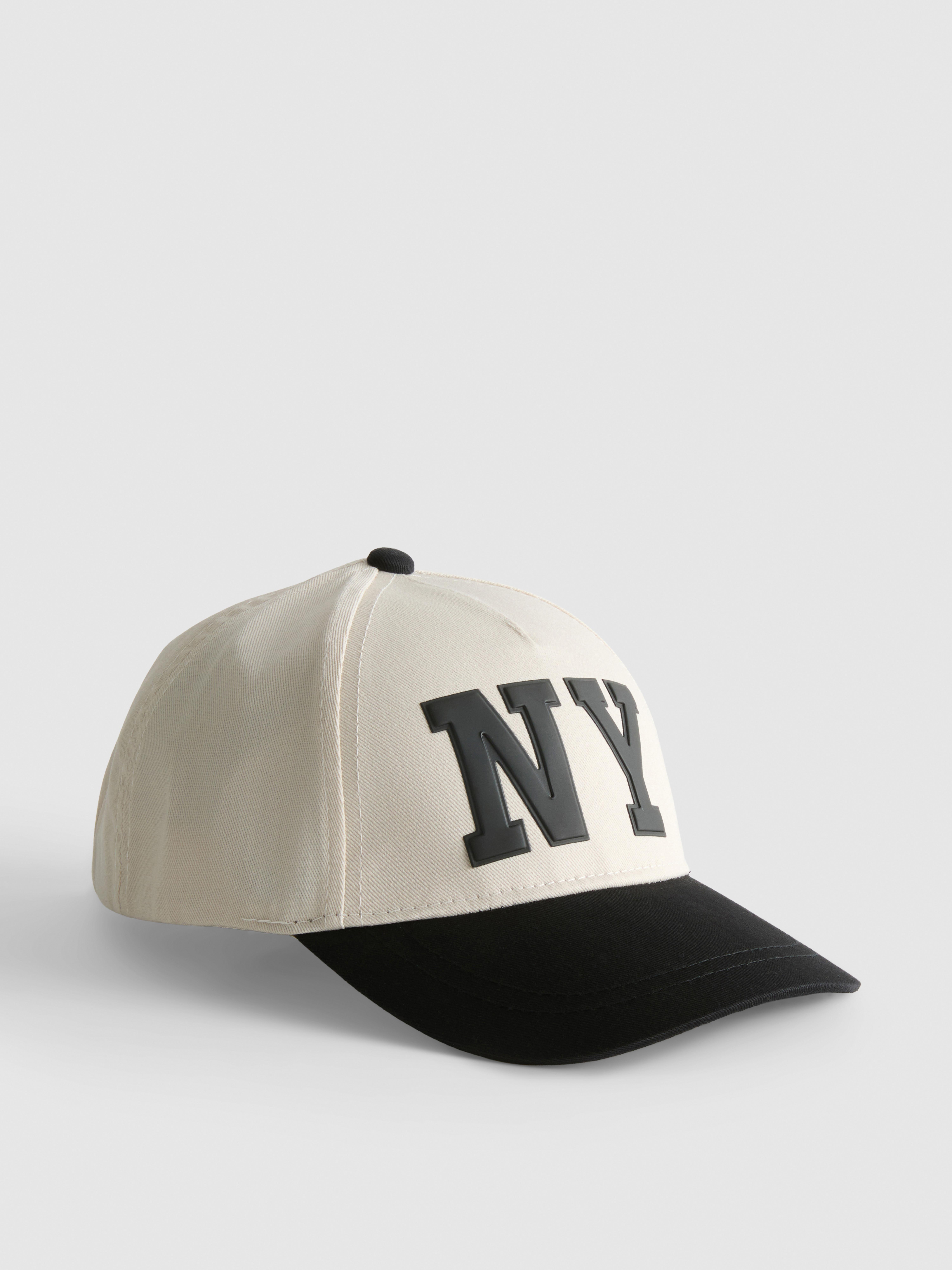 Boys Black NY Embroidered Baseball Cap | Primark