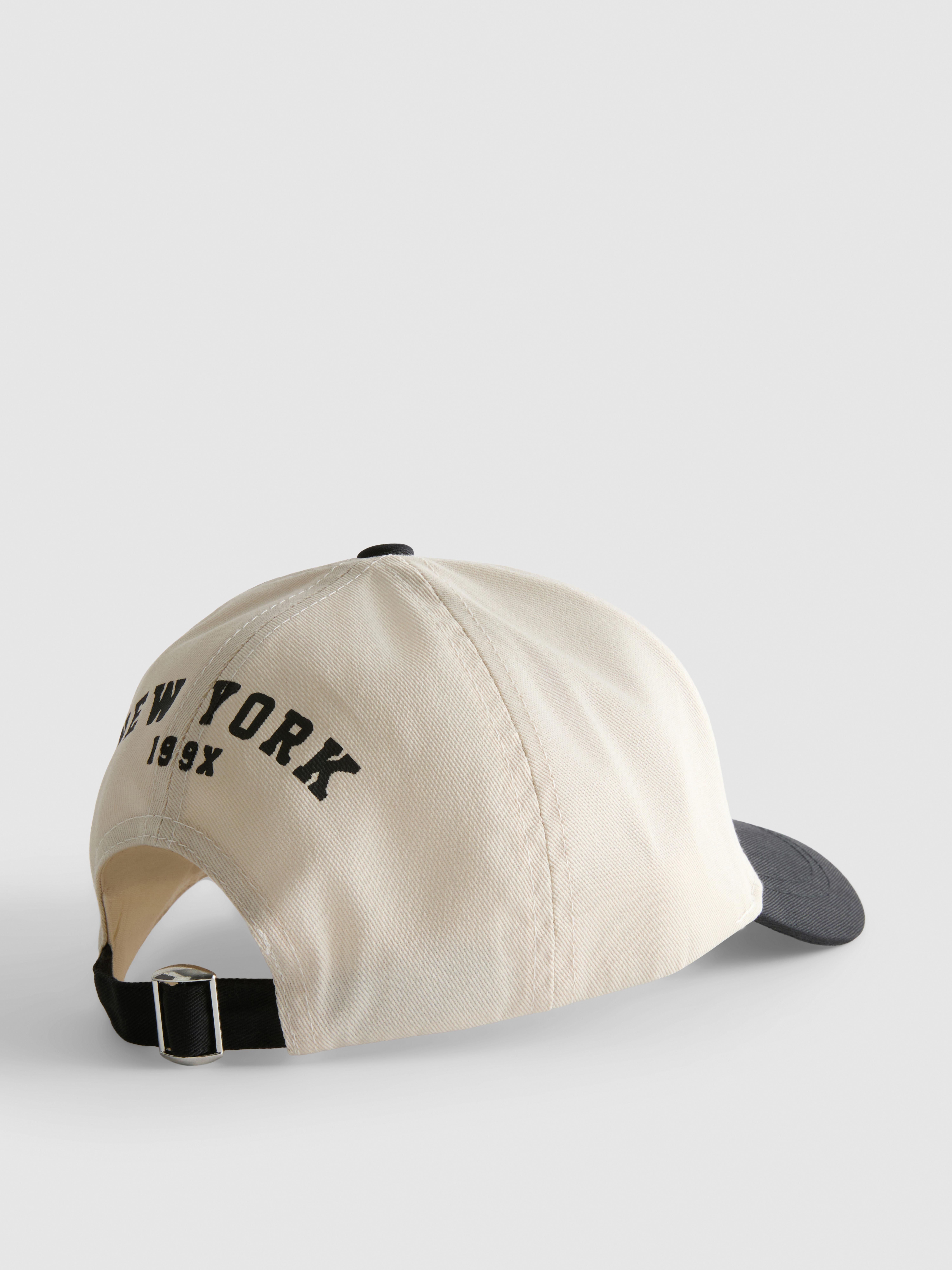 Boys Black NY Embroidered Baseball Cap | Primark