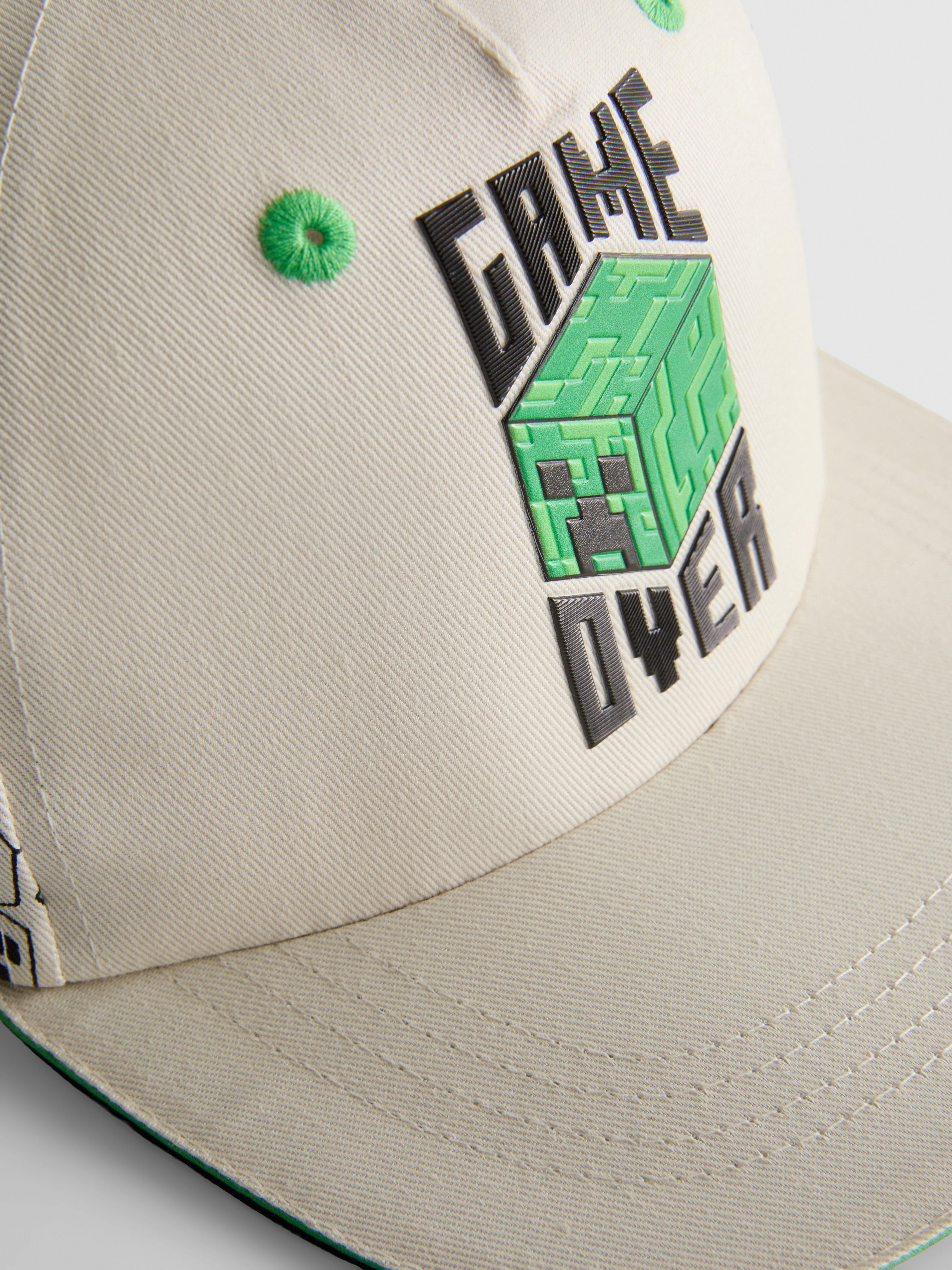 Minecraft Game Over Snapback Cap