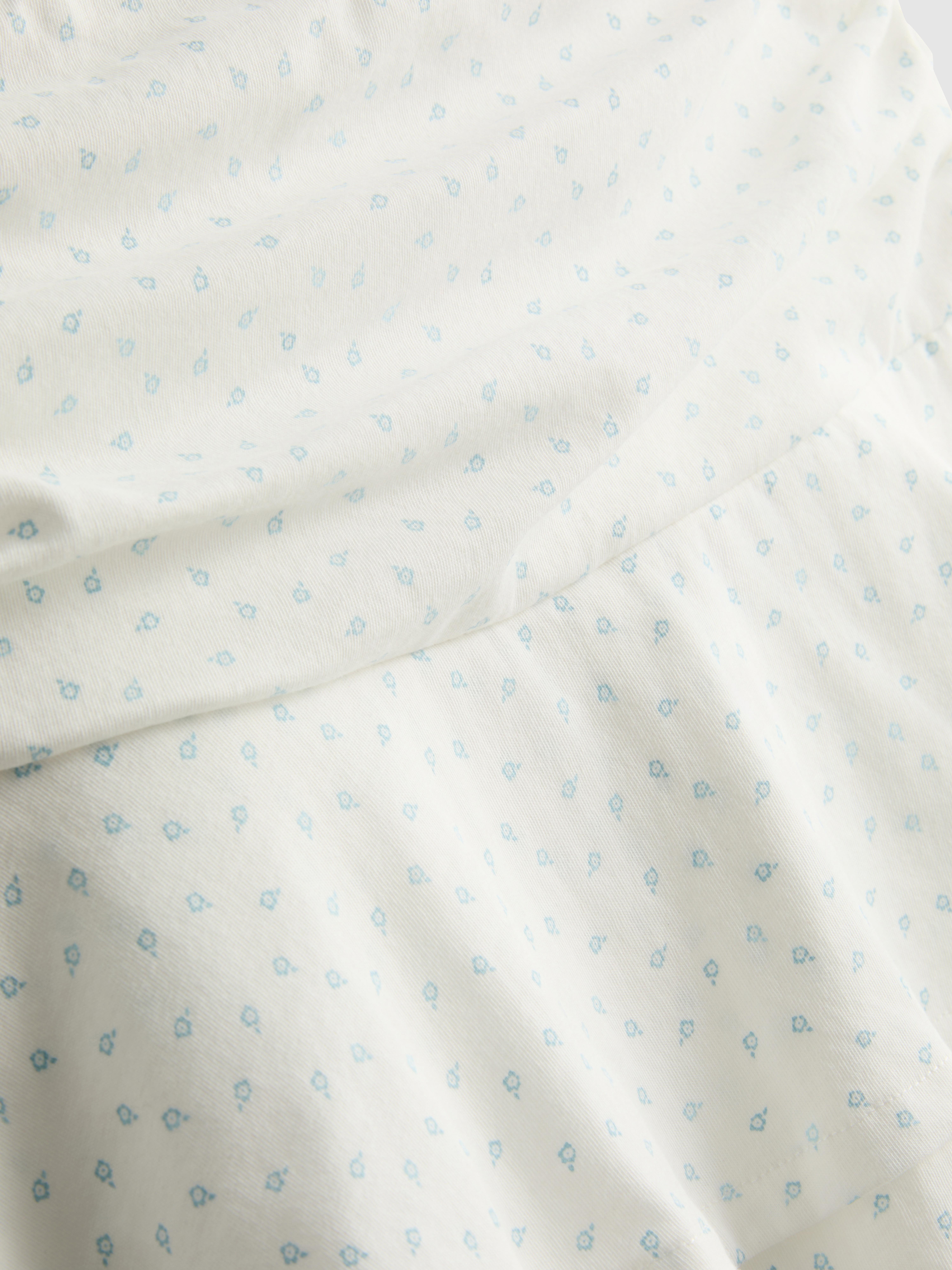 Minifalda de volantes con cintura fruncida