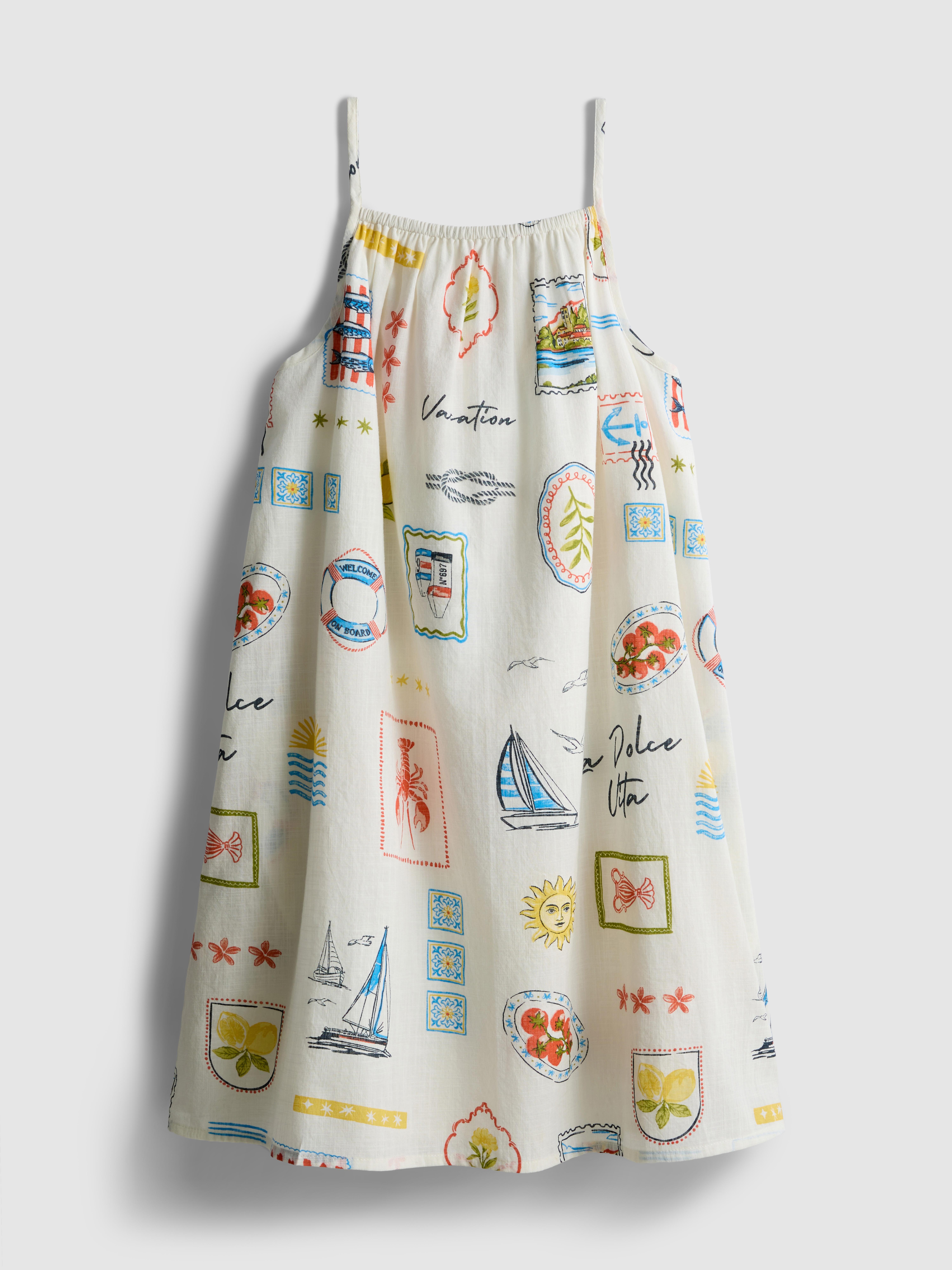 7 - 15 ani | Rochie cu imprimeu