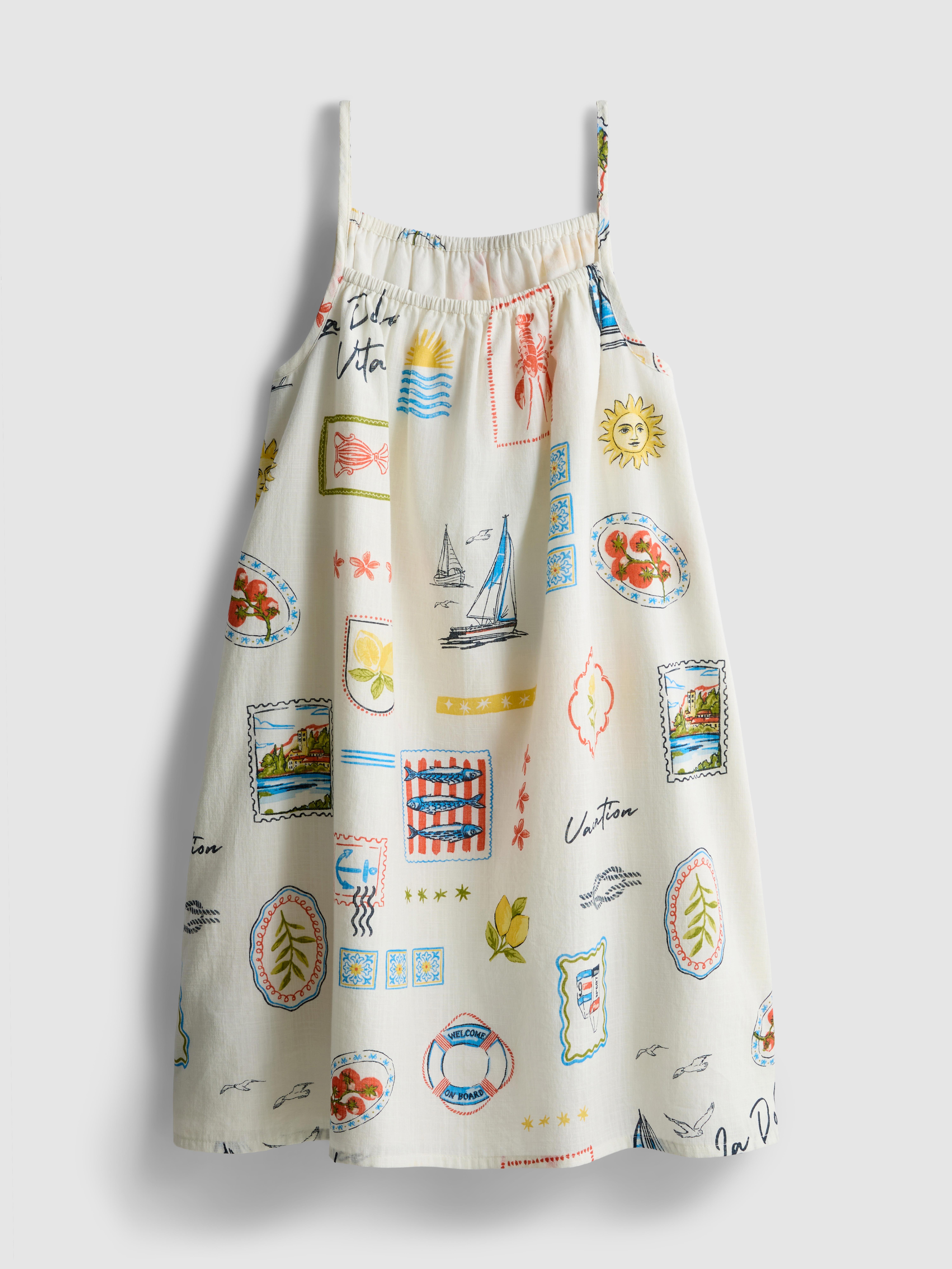 7 - 15 ani | Rochie cu imprimeu