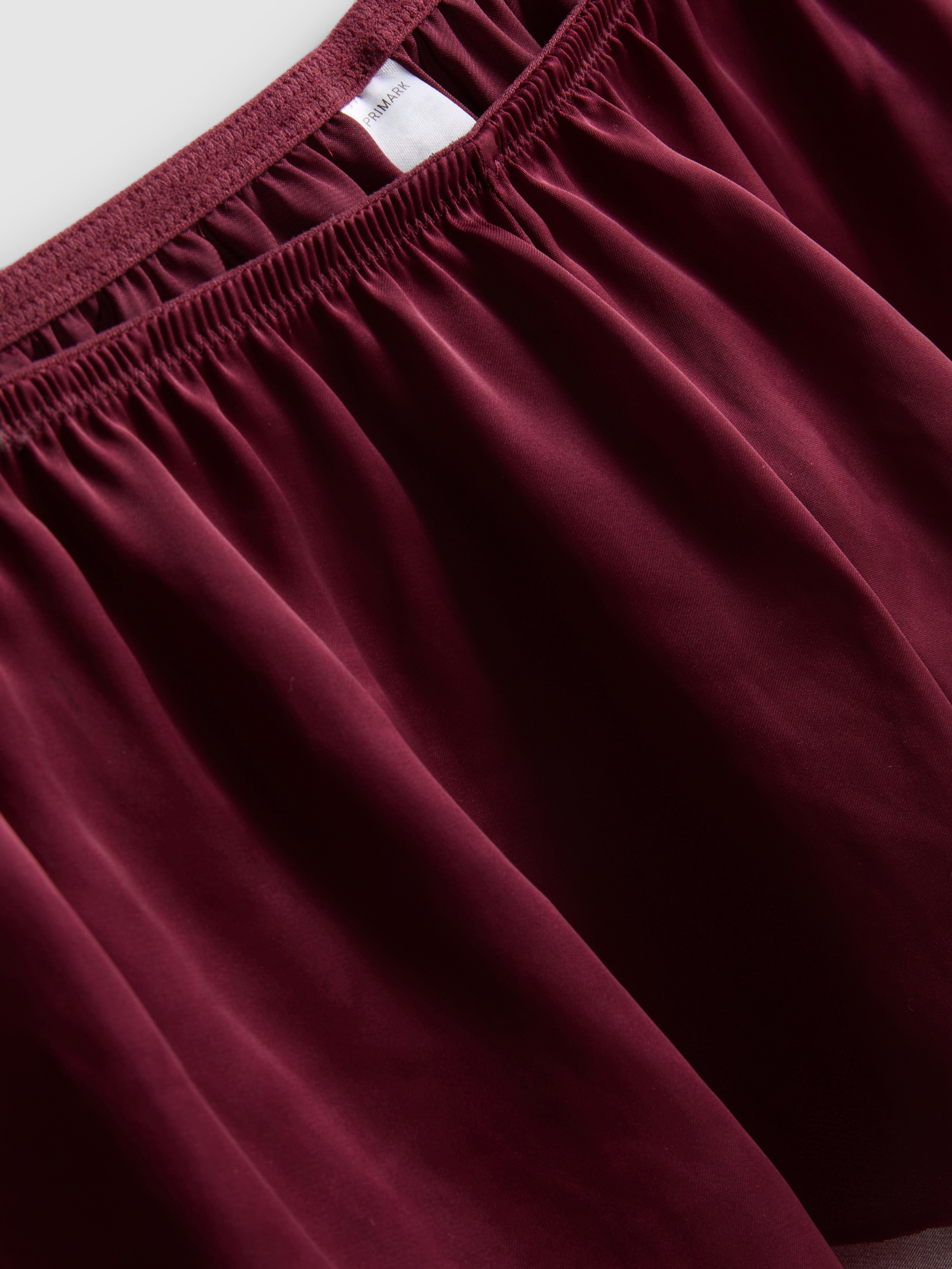 Lace-Trim Contrast French Underwear