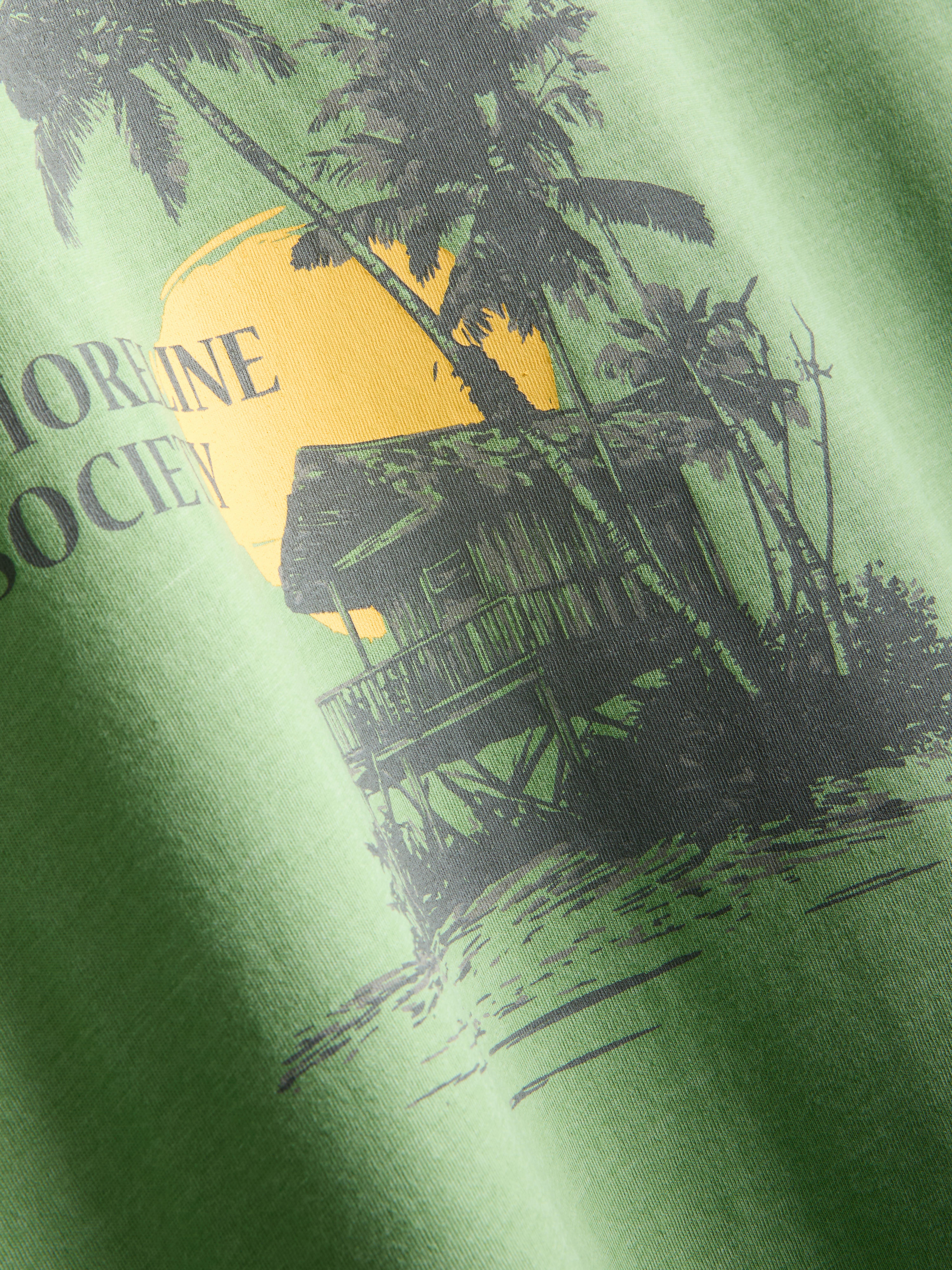 „Shoreline Society“ T-Shirt mit Grafik