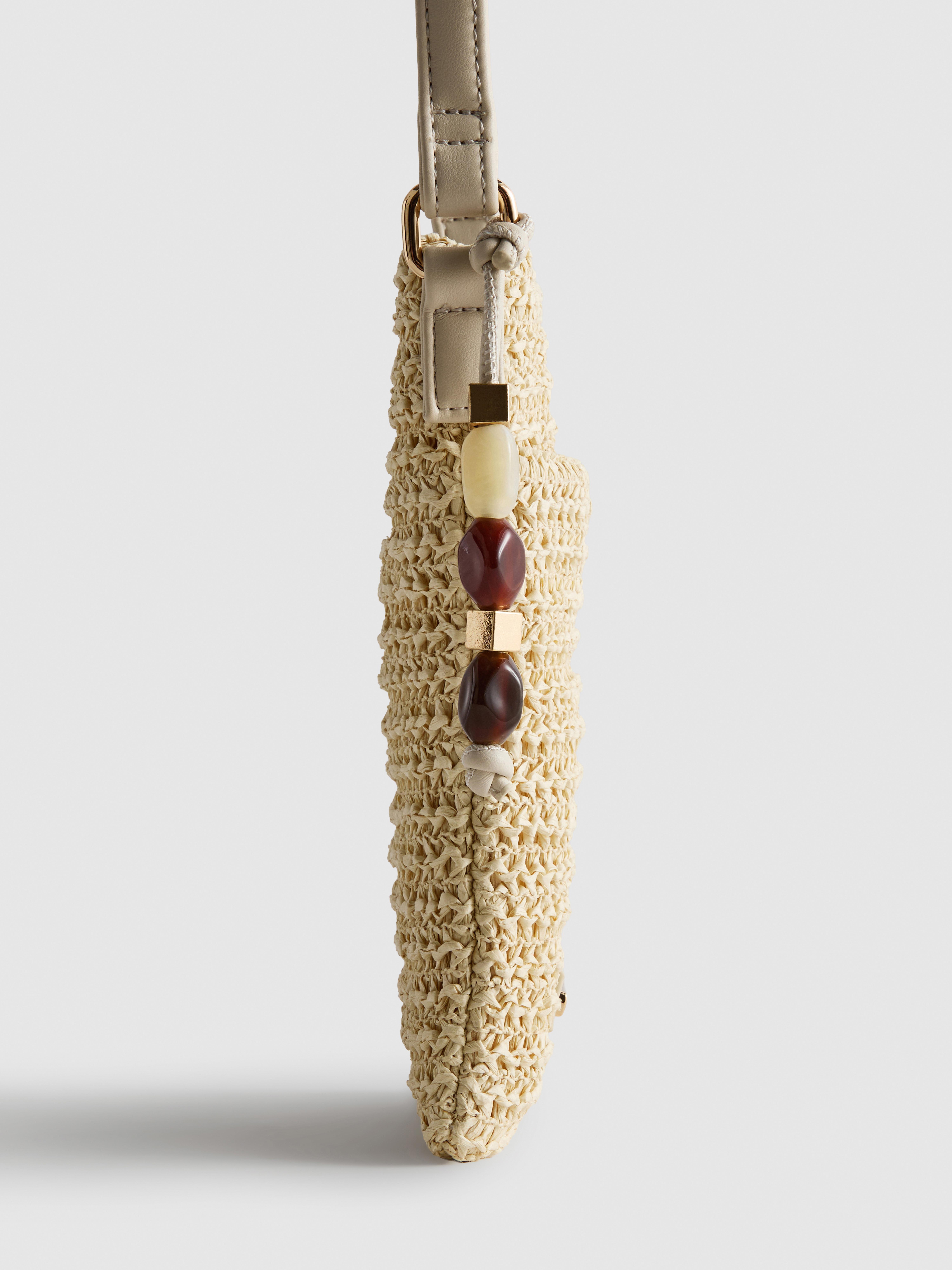 Woven Beaded Phone Bag