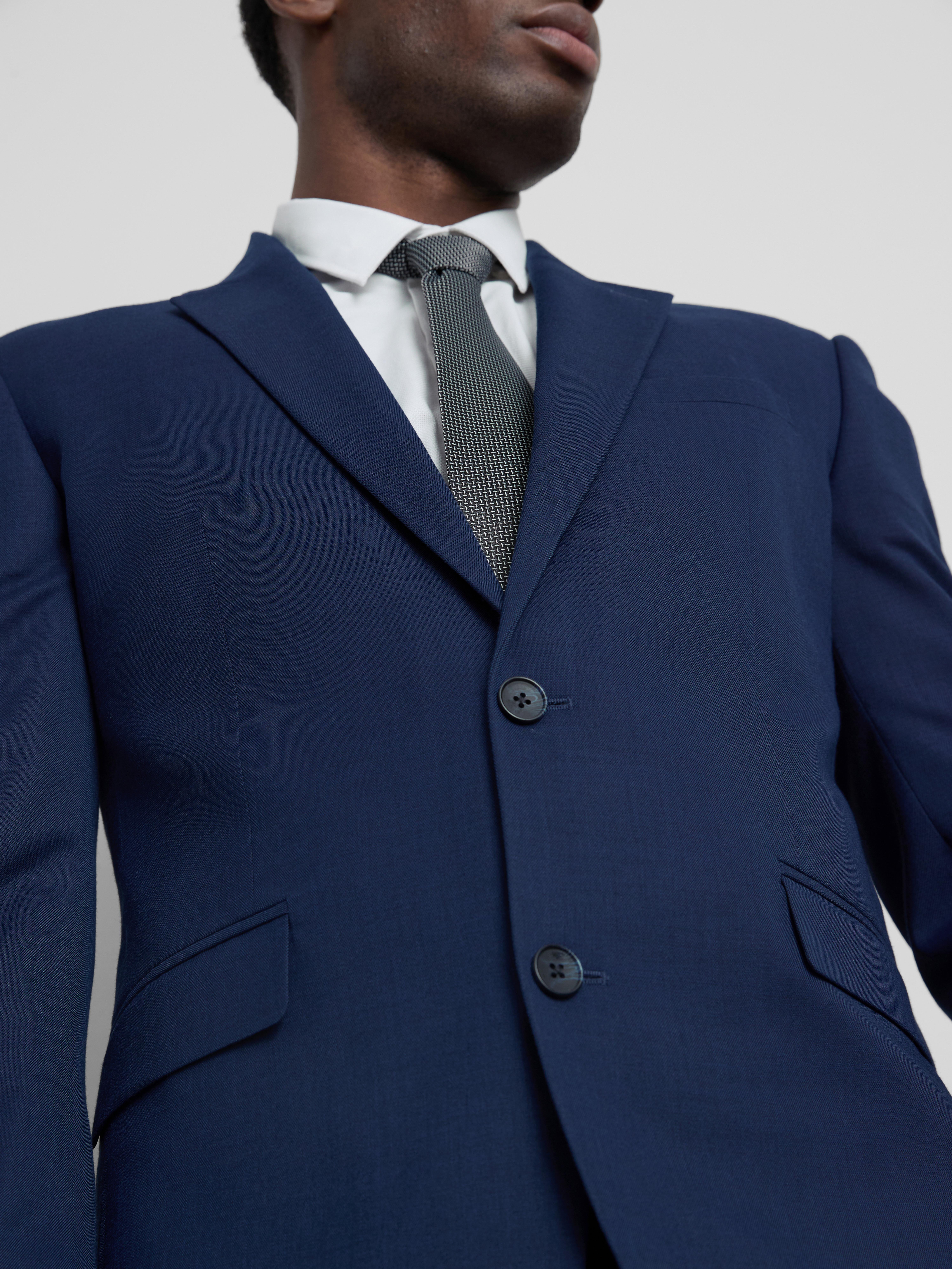 Regular Fit Textured Suit Jacket