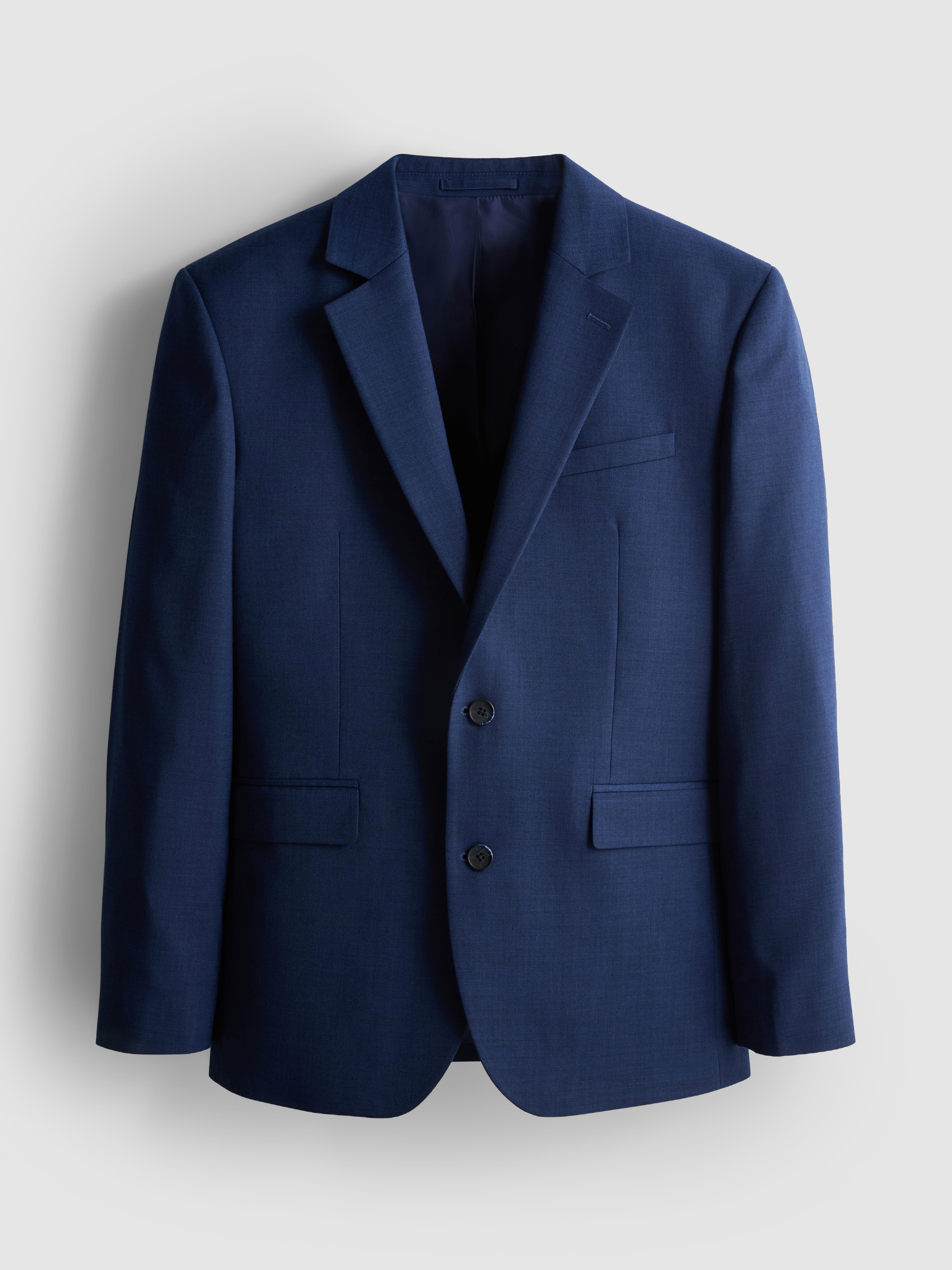 Regular Fit Textured Suit Jacket