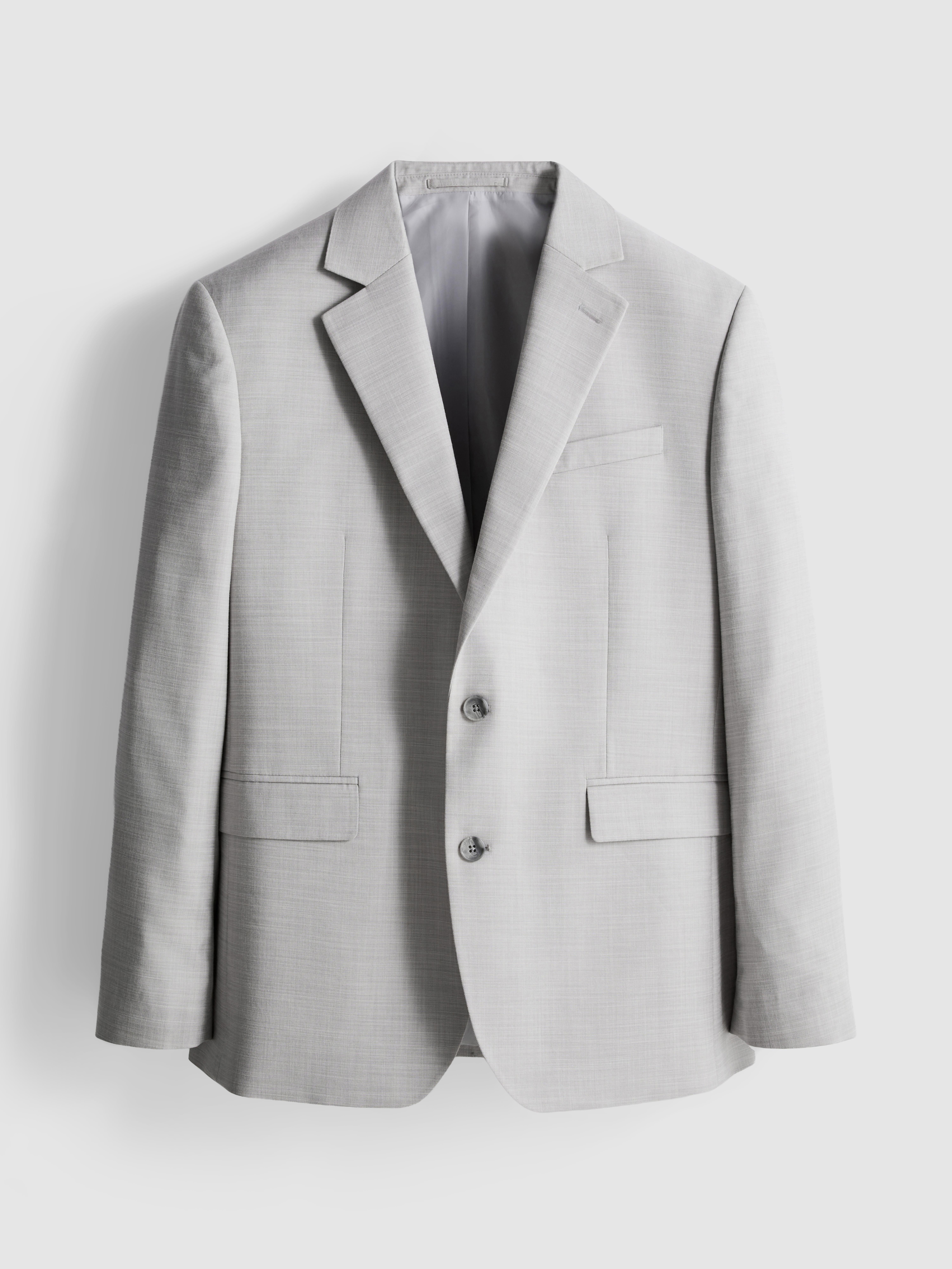 Regular Fit Textured Suit Jacket