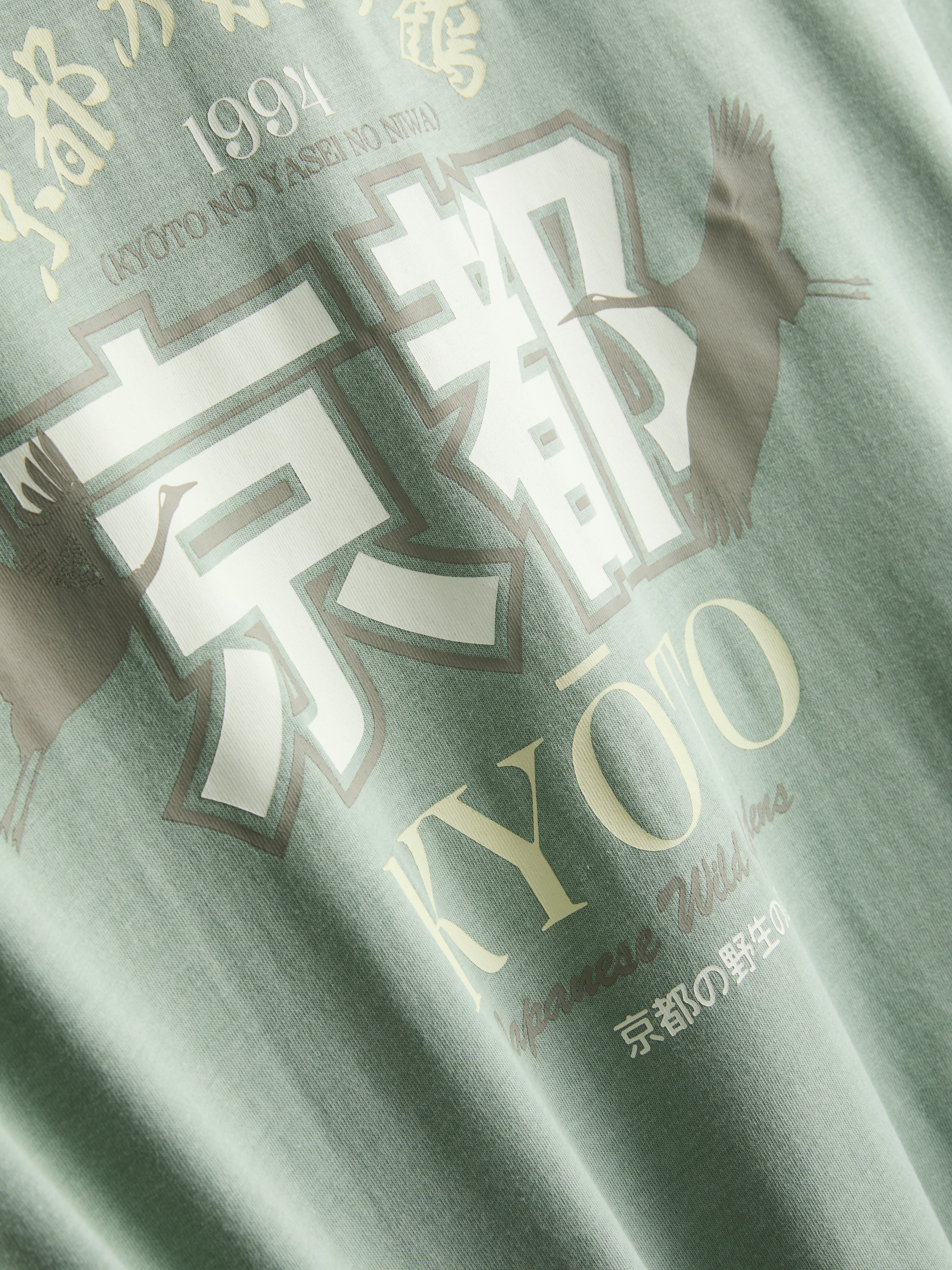 T-Shirt mit Kyoto-Grafik