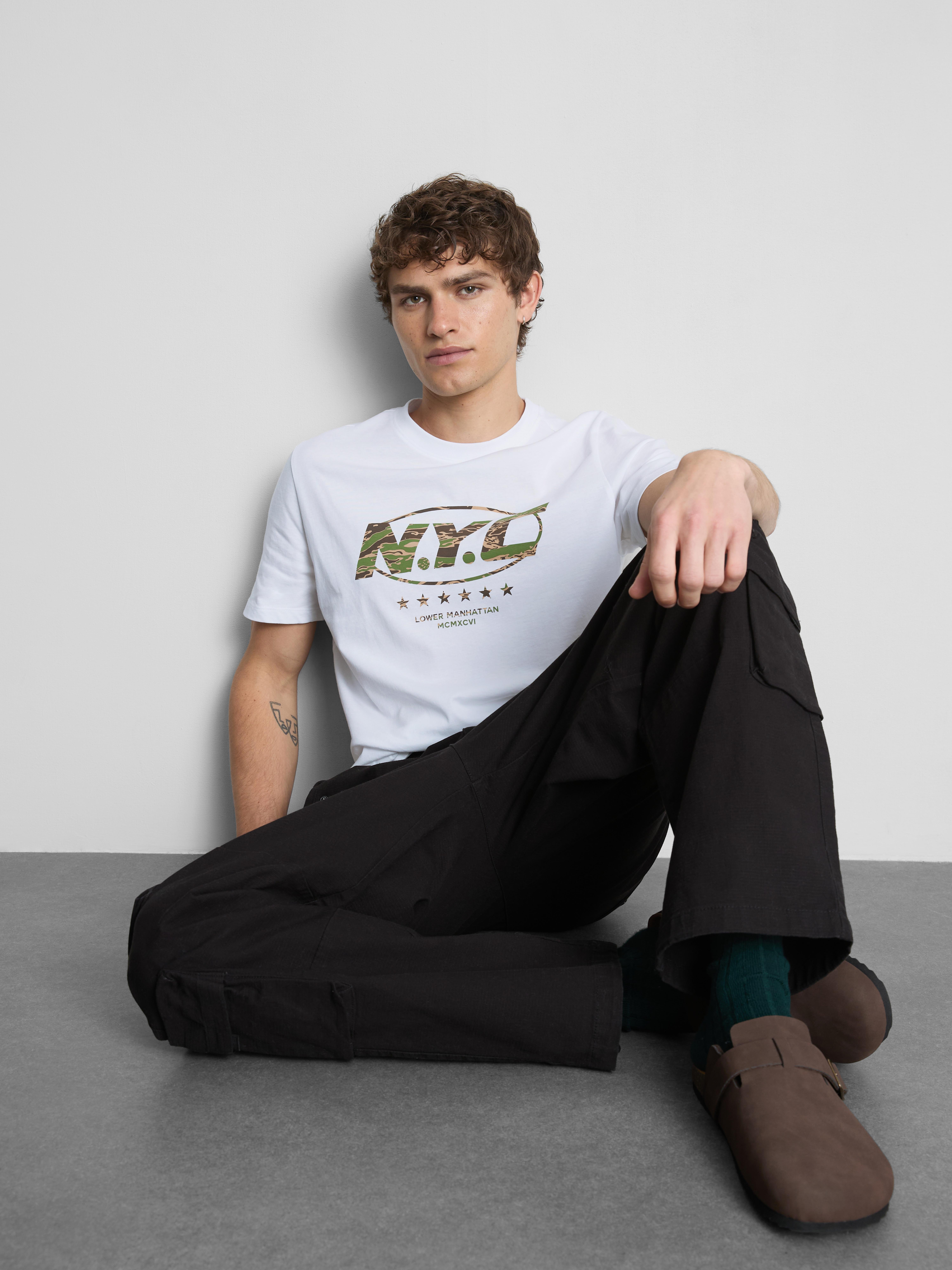 NYC Camo Graphic T-Shirt