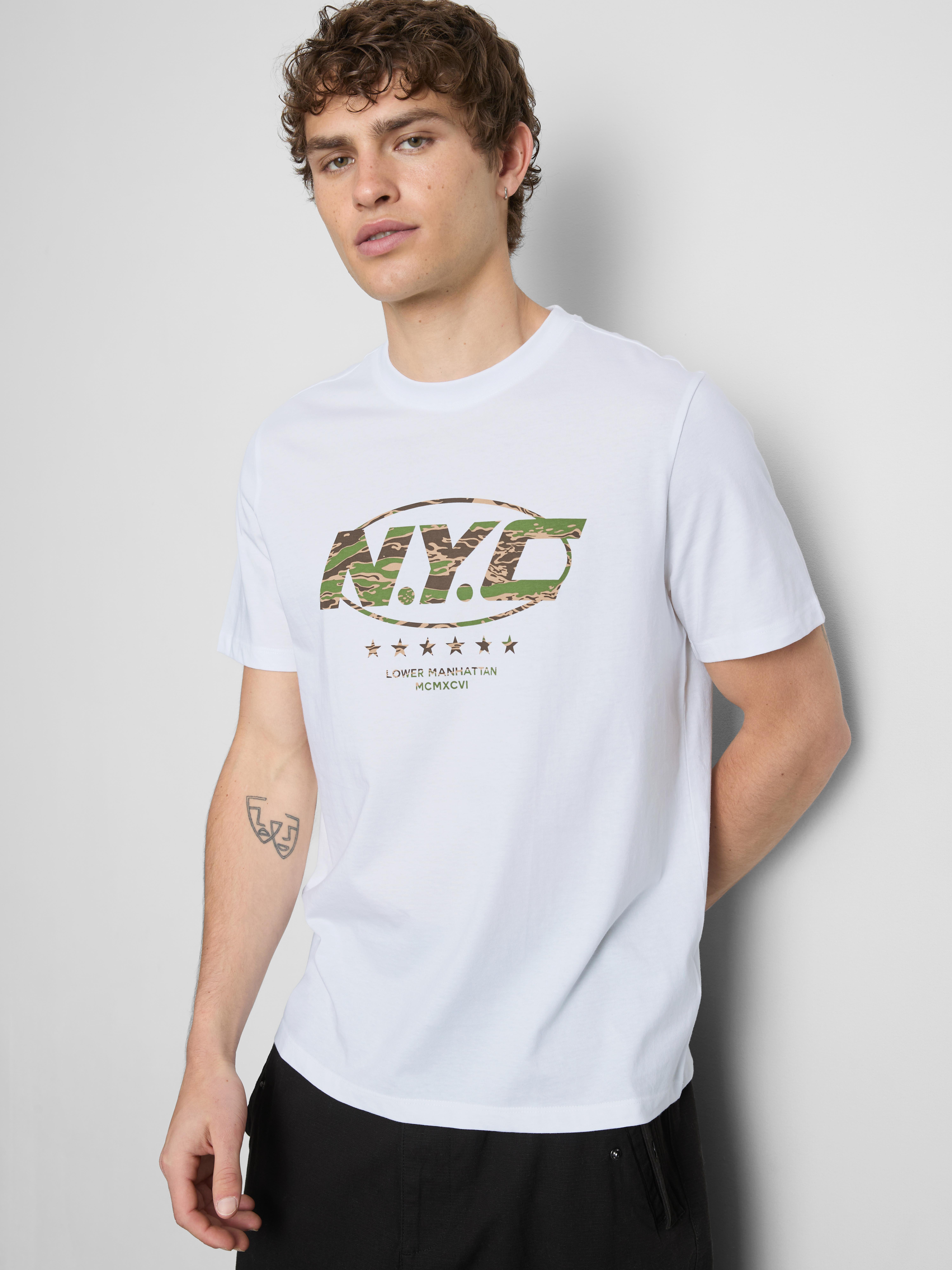 NYC Camo Graphic T-Shirt