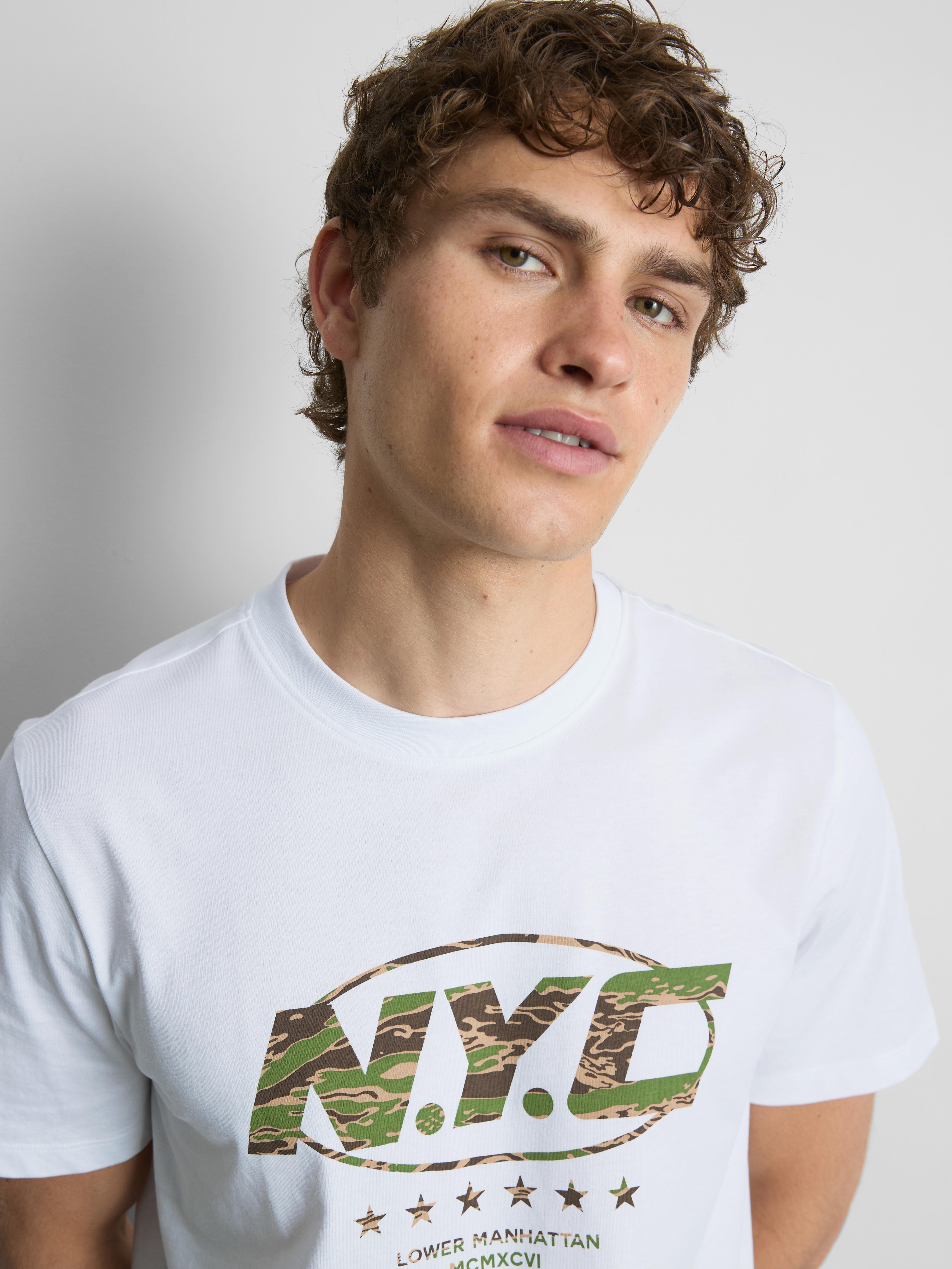 NYC Camo Graphic T-Shirt