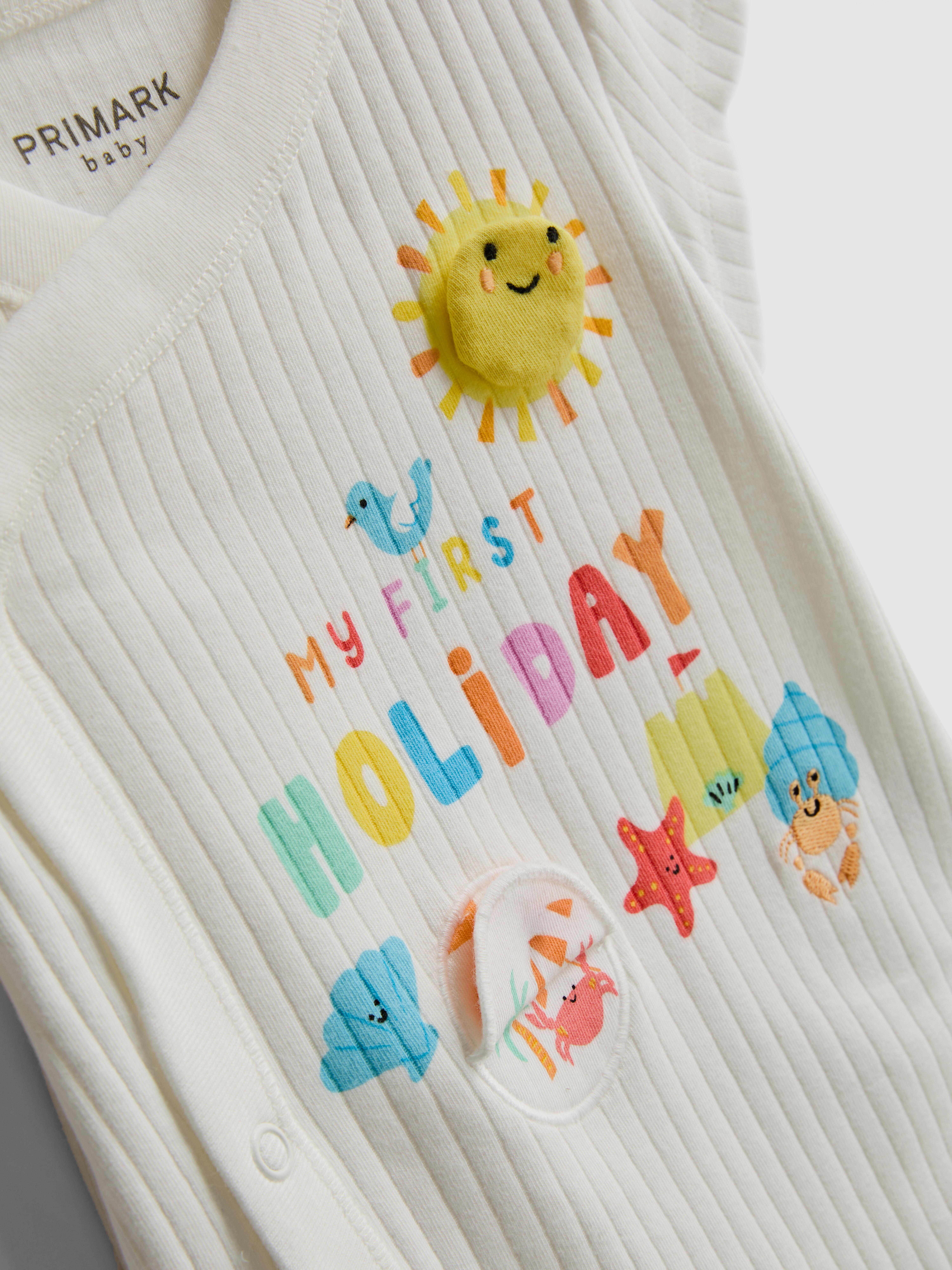 0-9mths | My First Holiday Bodysuits and Sun Hat Newborn Set