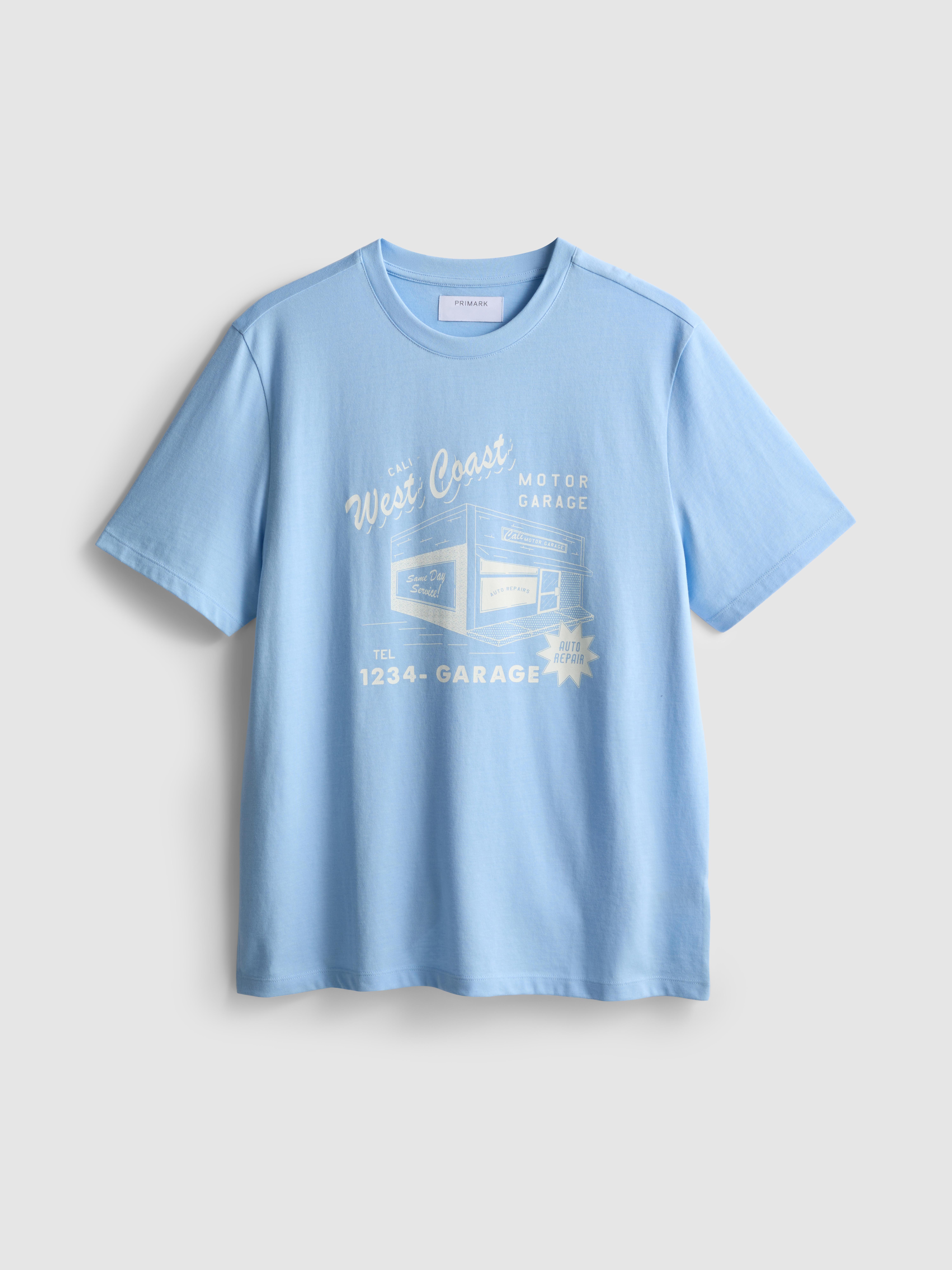 Camiseta con estampado gráfico «Motor Garage»