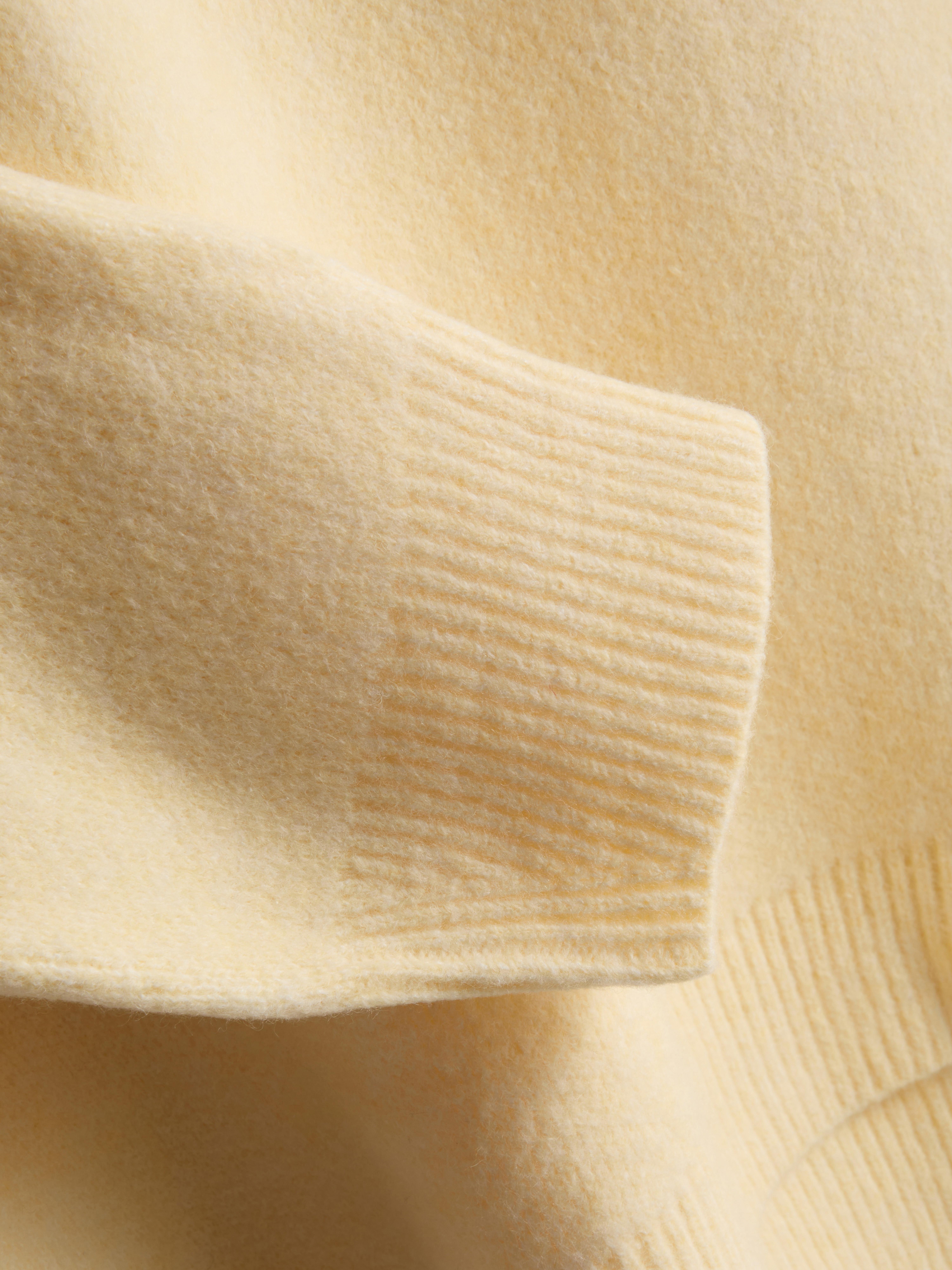 Wool Blend Oversized Crew Neck Jumper