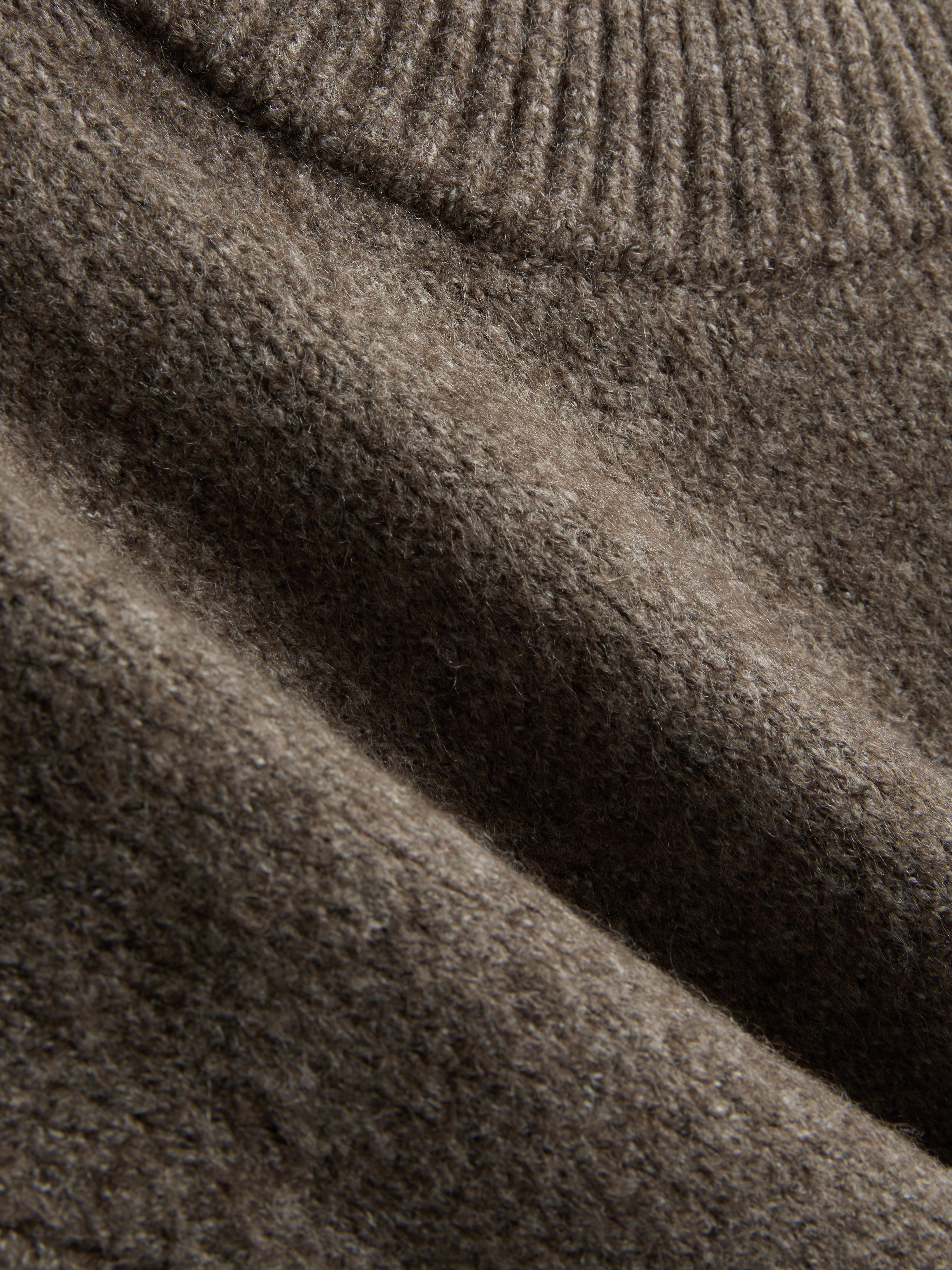 Pullover aus Wollgemisch mit Rundhalsausschnitt im Oversized-Look
