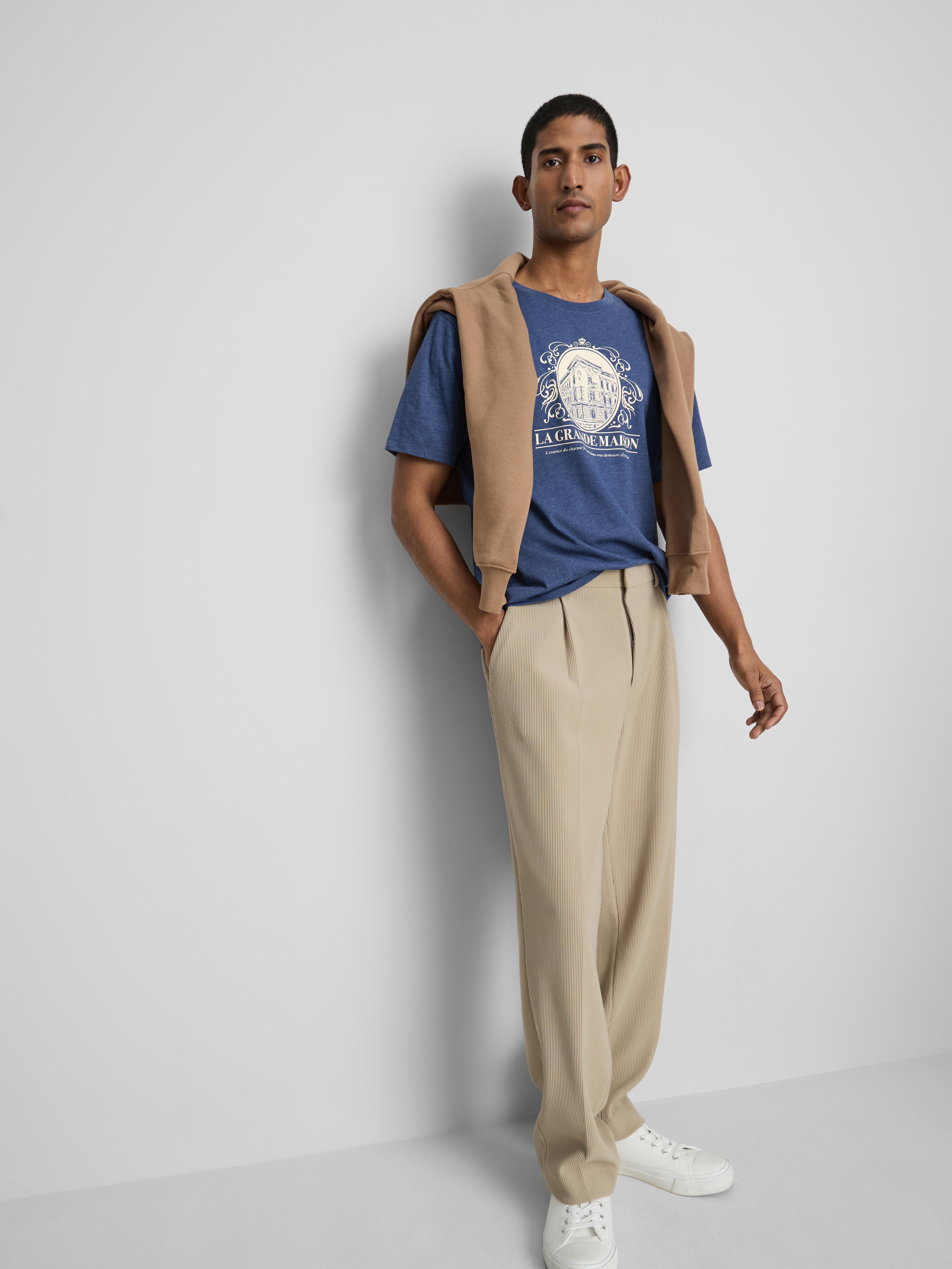 „La Grande Maison“ T-Shirt mit Grafik
