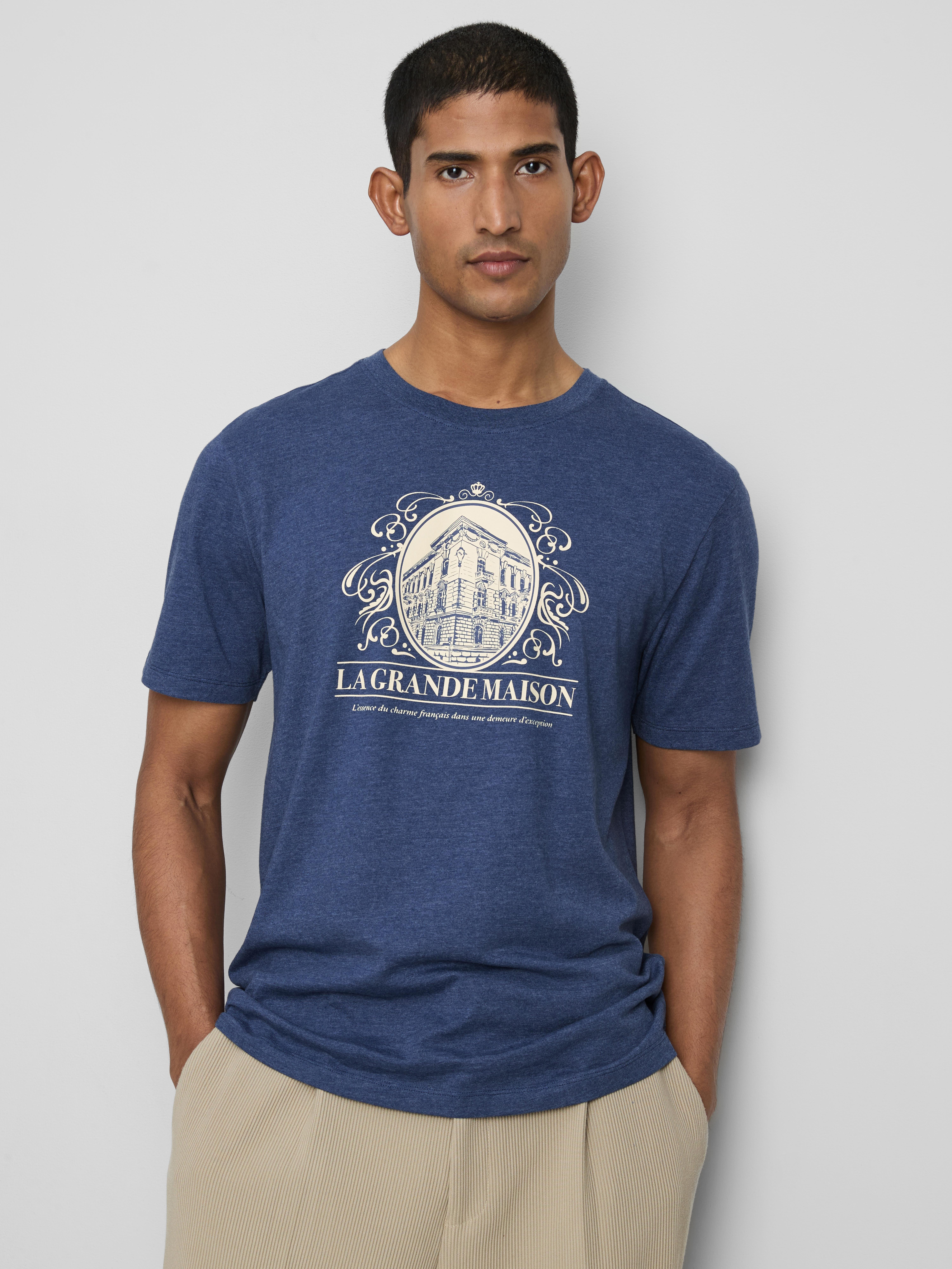 „La Grande Maison“ T-Shirt mit Grafik