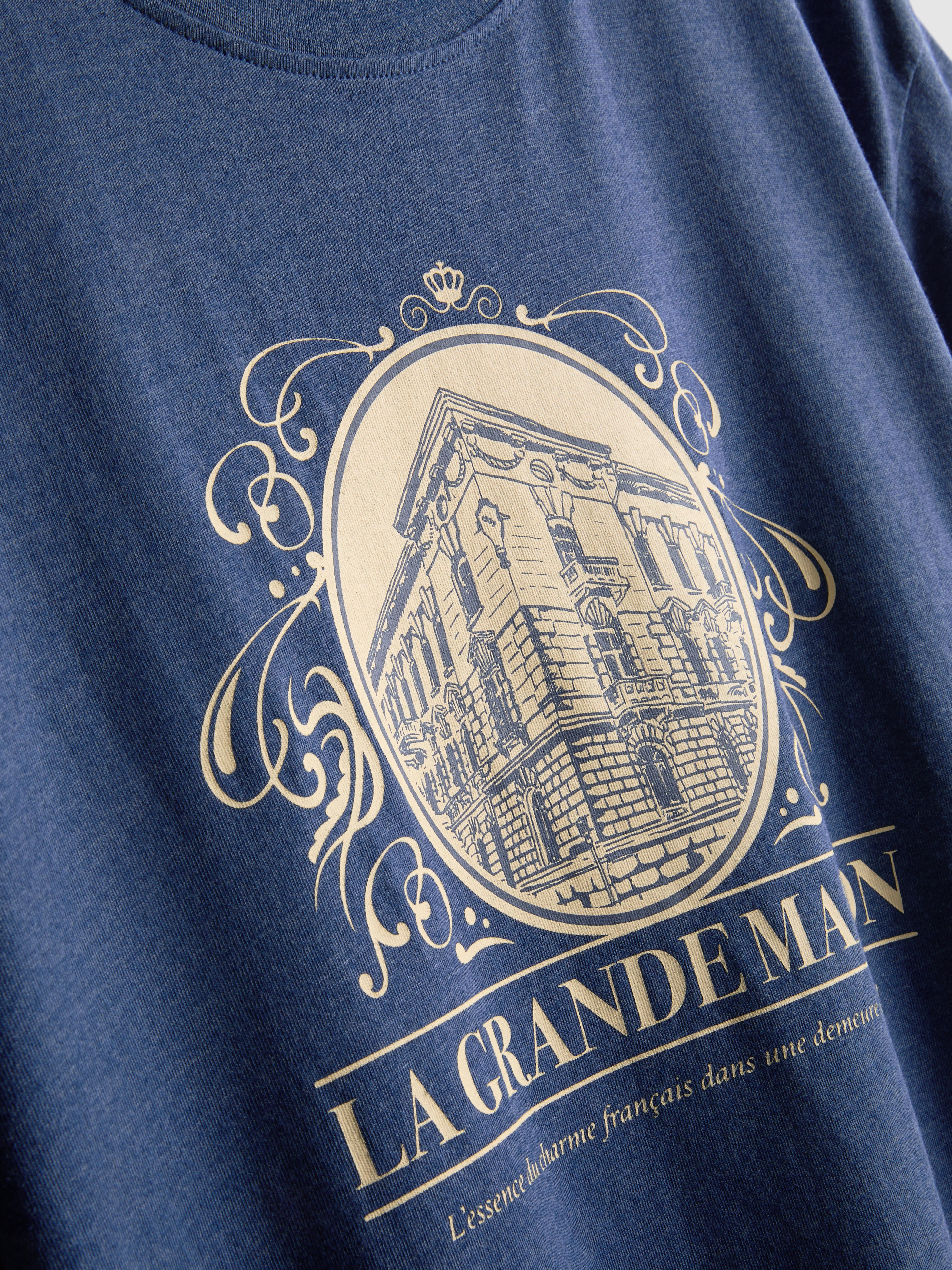 „La Grande Maison“ T-Shirt mit Grafik