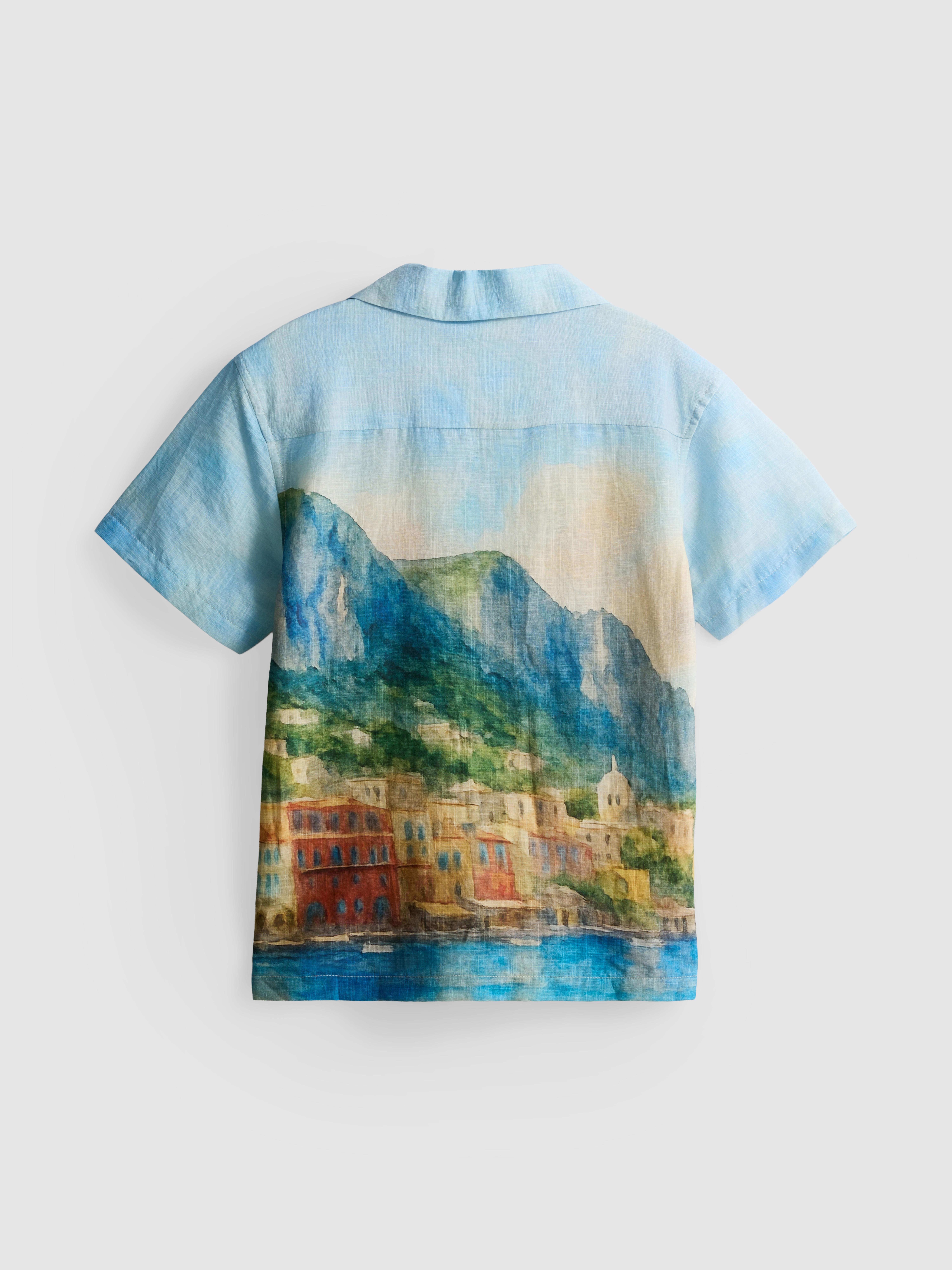 7-15yrs | Scenic Print Shirt