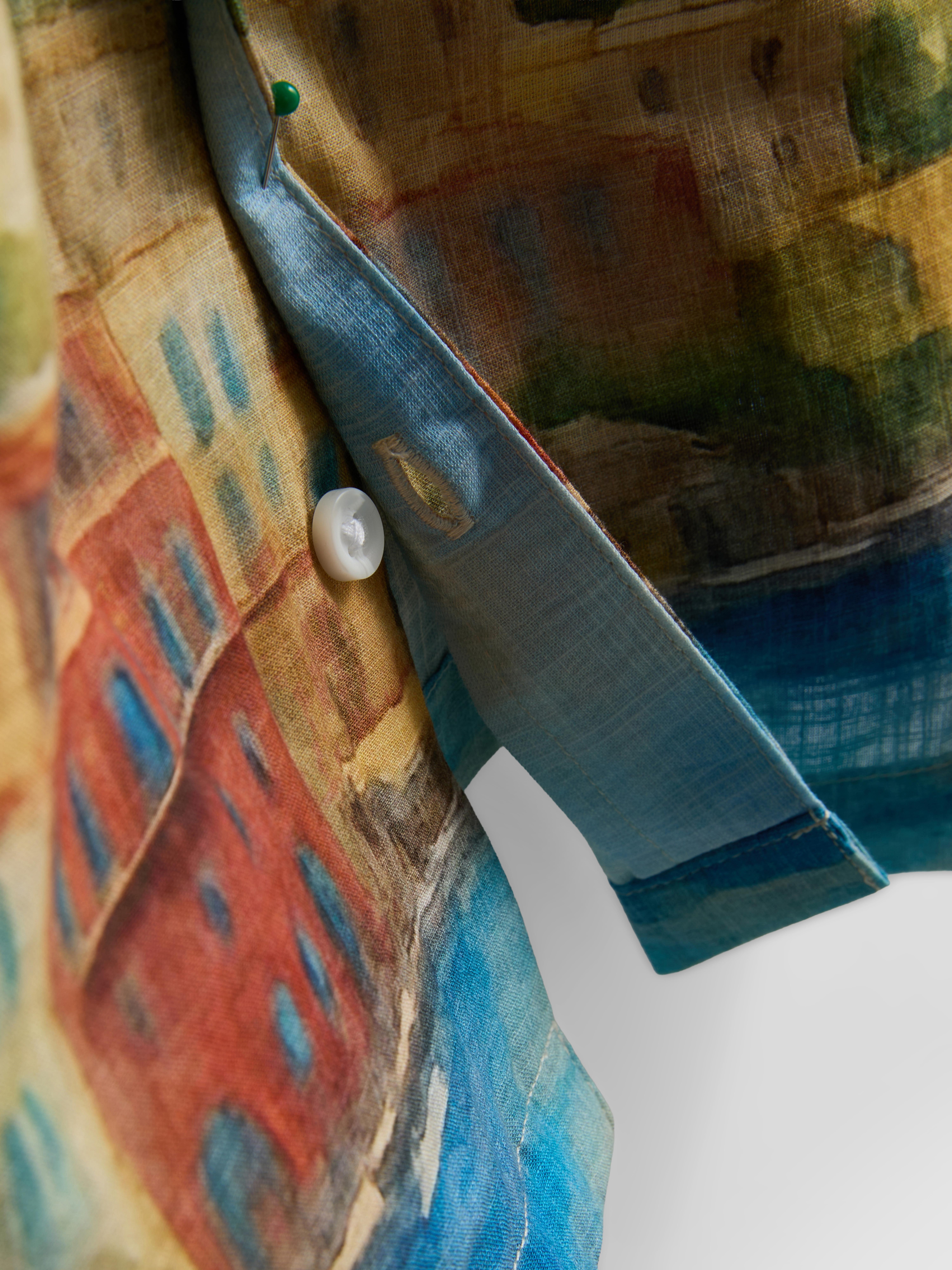 7-15 anos | Camisa estampado panorâmico